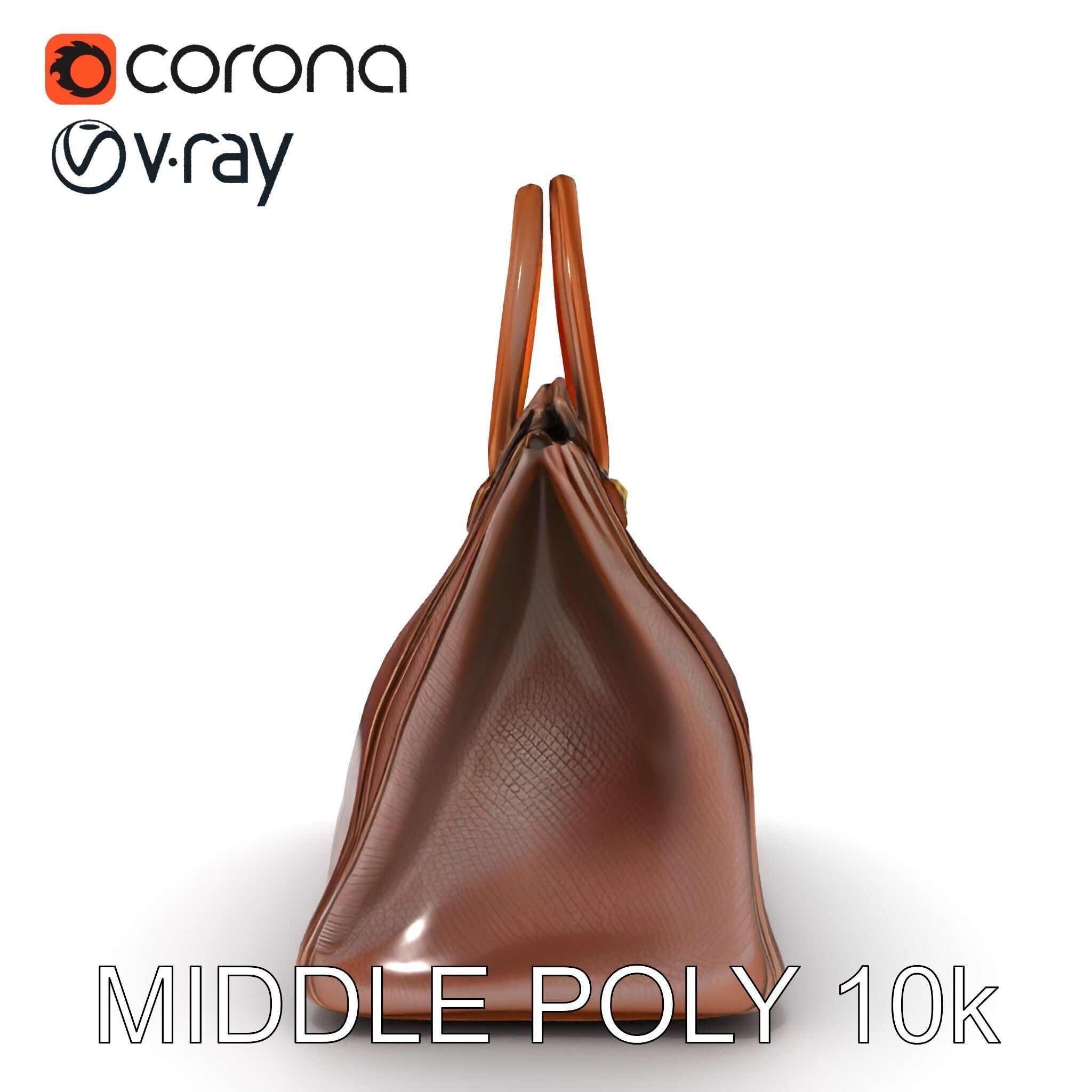 Luxury Handbag D Model Pack Low-poly 3D model_30