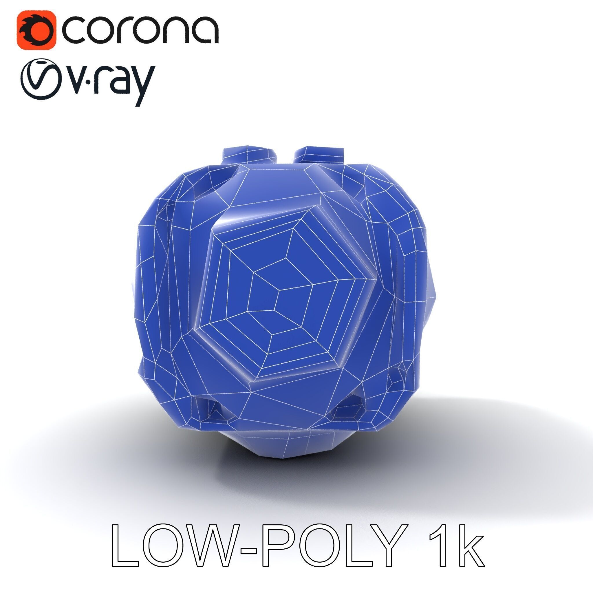 Futuristic Engine Model Pack Low-poly 3D model_17