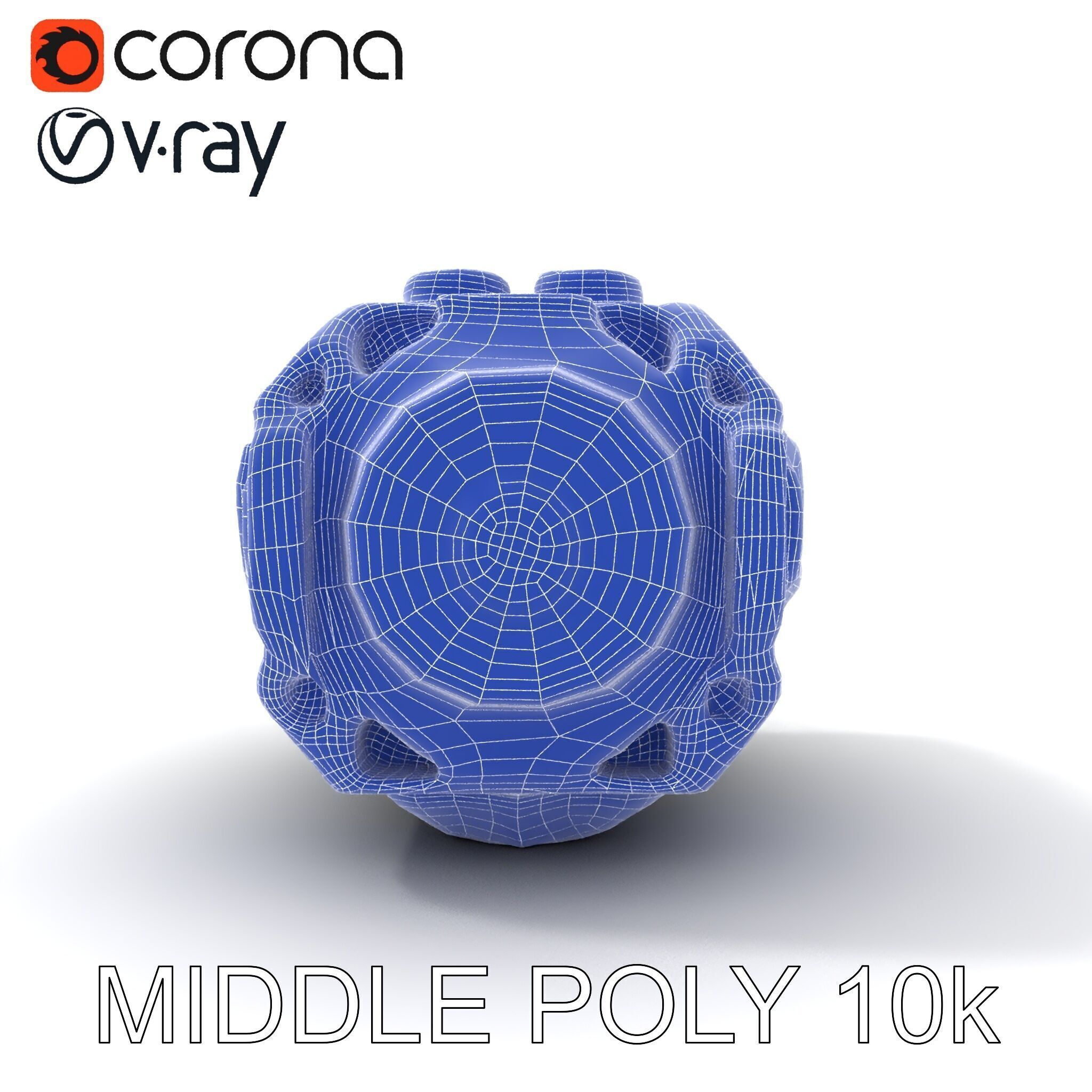 Futuristic Engine Model Pack Low-poly 3D model_8