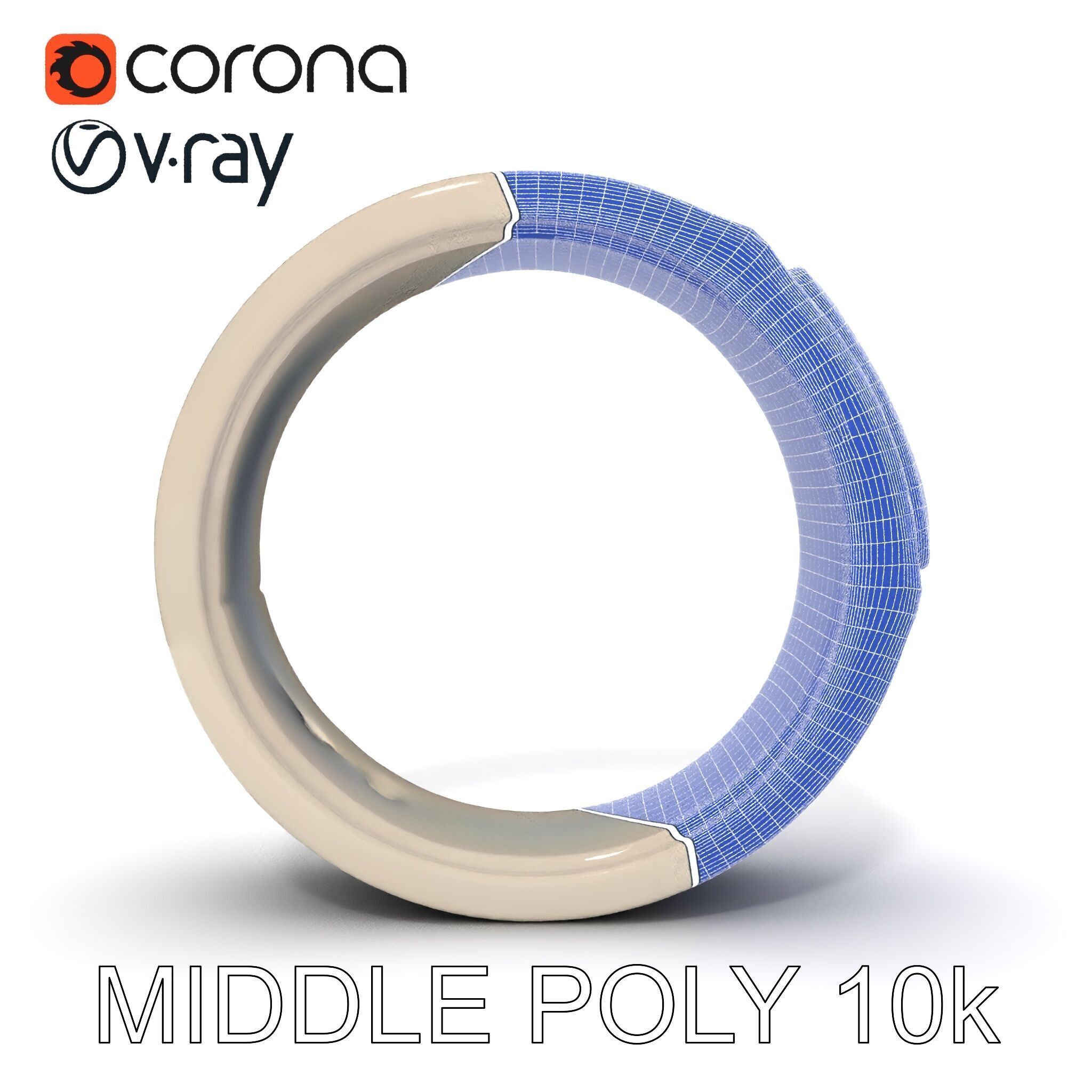 Smart Ring Wearable Technology Model Pack Low-poly 3D model_26
