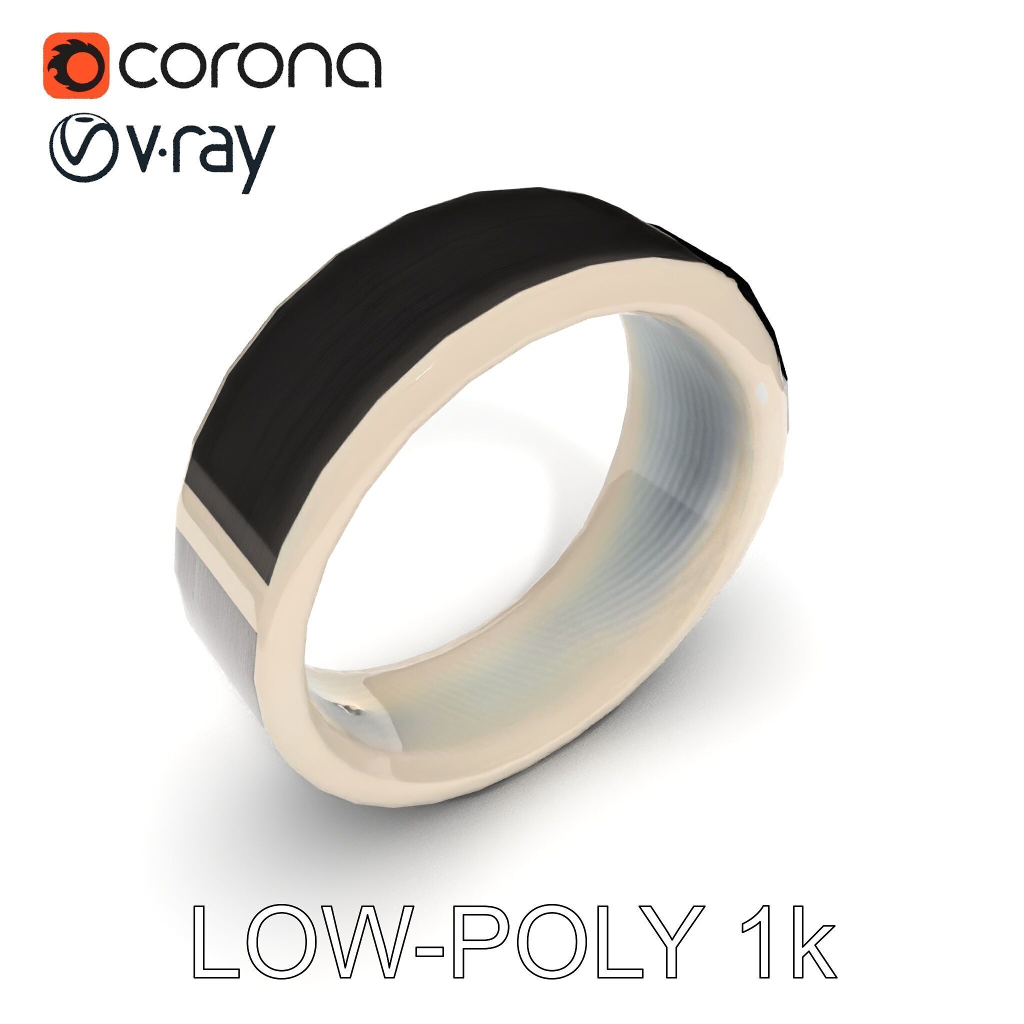 Smart Ring Wearable Technology Model Pack Low-poly 3D model_20