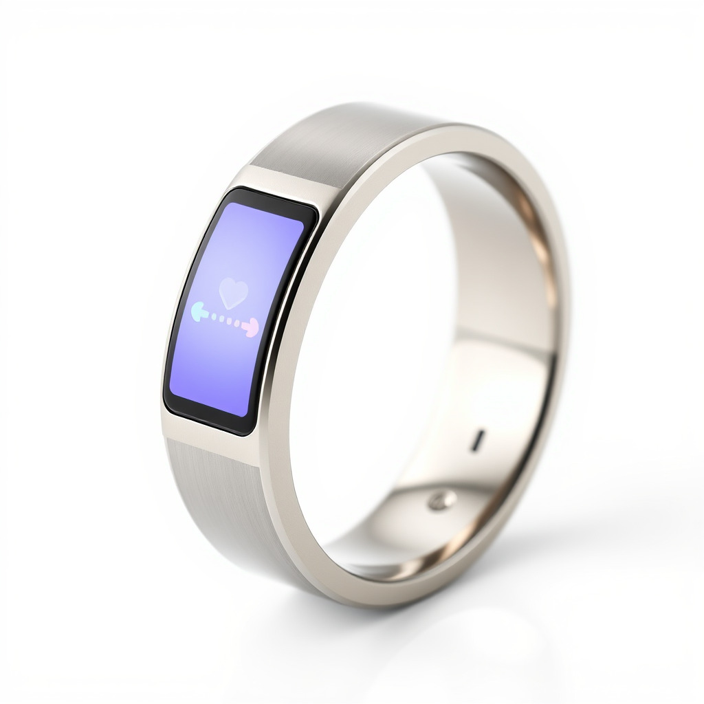 Smart Ring Wearable Technology Model Pack Low-poly 3D model_4