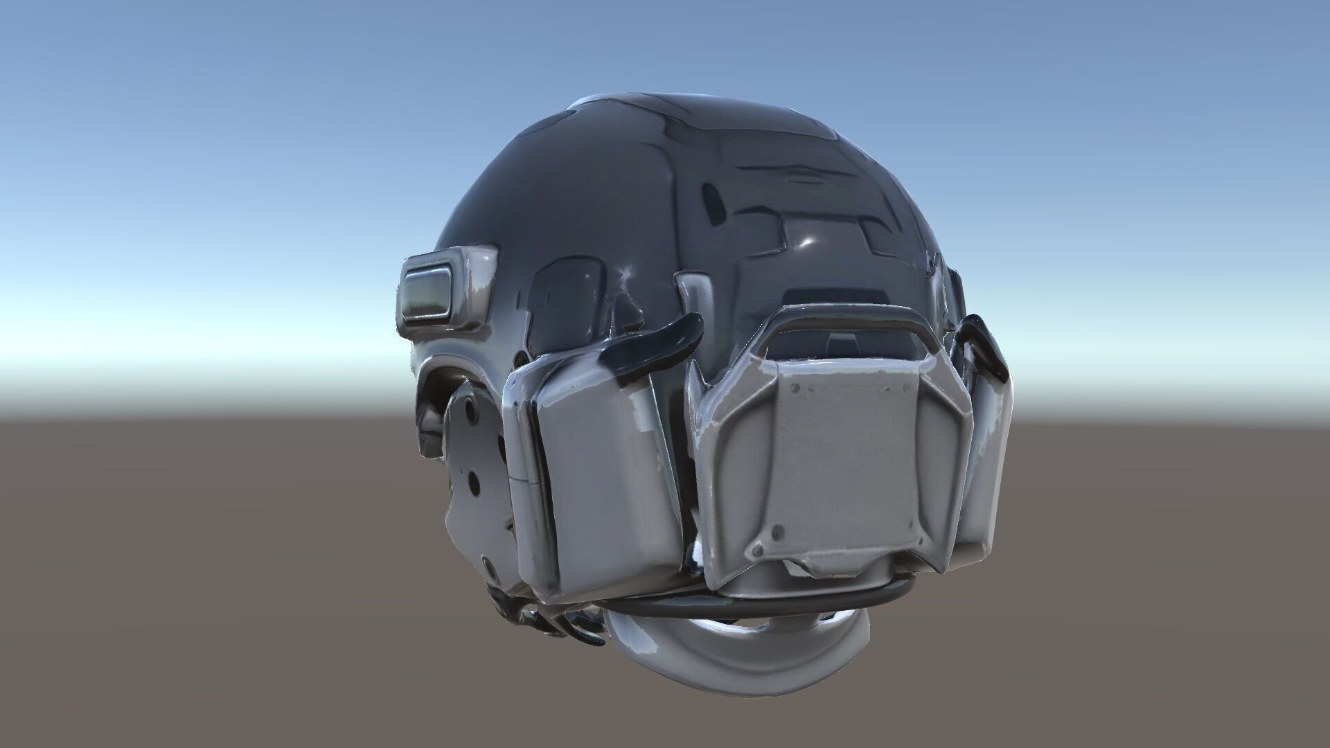 Tactical Helmet with Visor Model Pack Low-poly 3D model_30