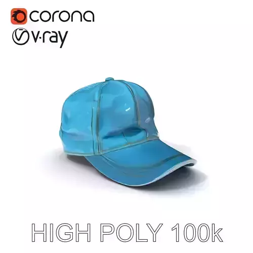 D Baseball Cap Model Pack with PBR Textures