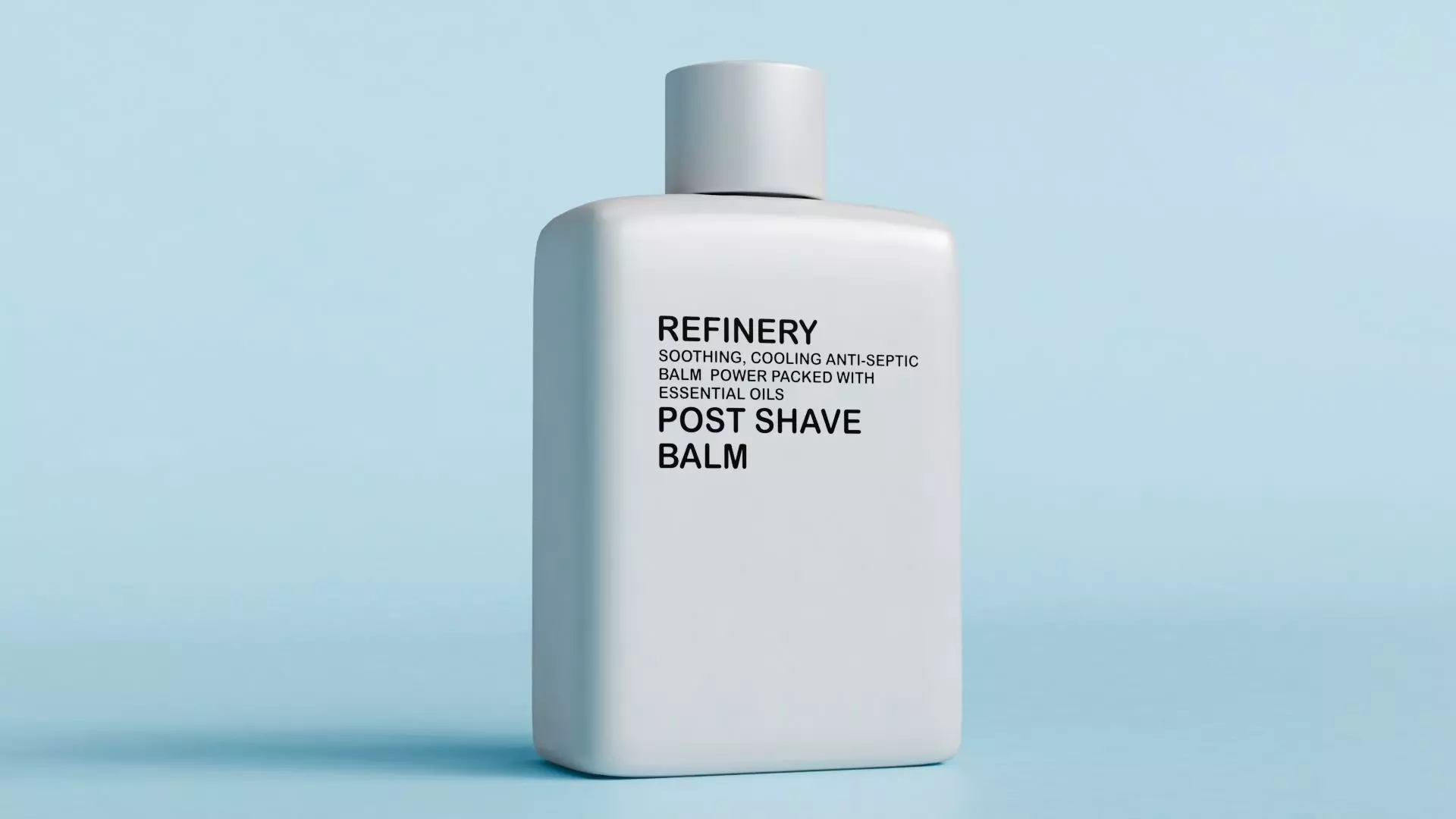 Refinery Post Shave Balm Low-poly 3D model