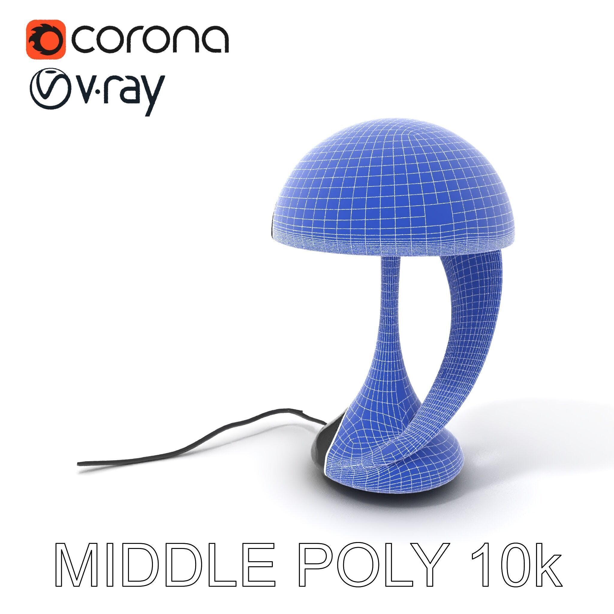 Modern Desk Lamp D Model Pack Low-poly 3D model_34