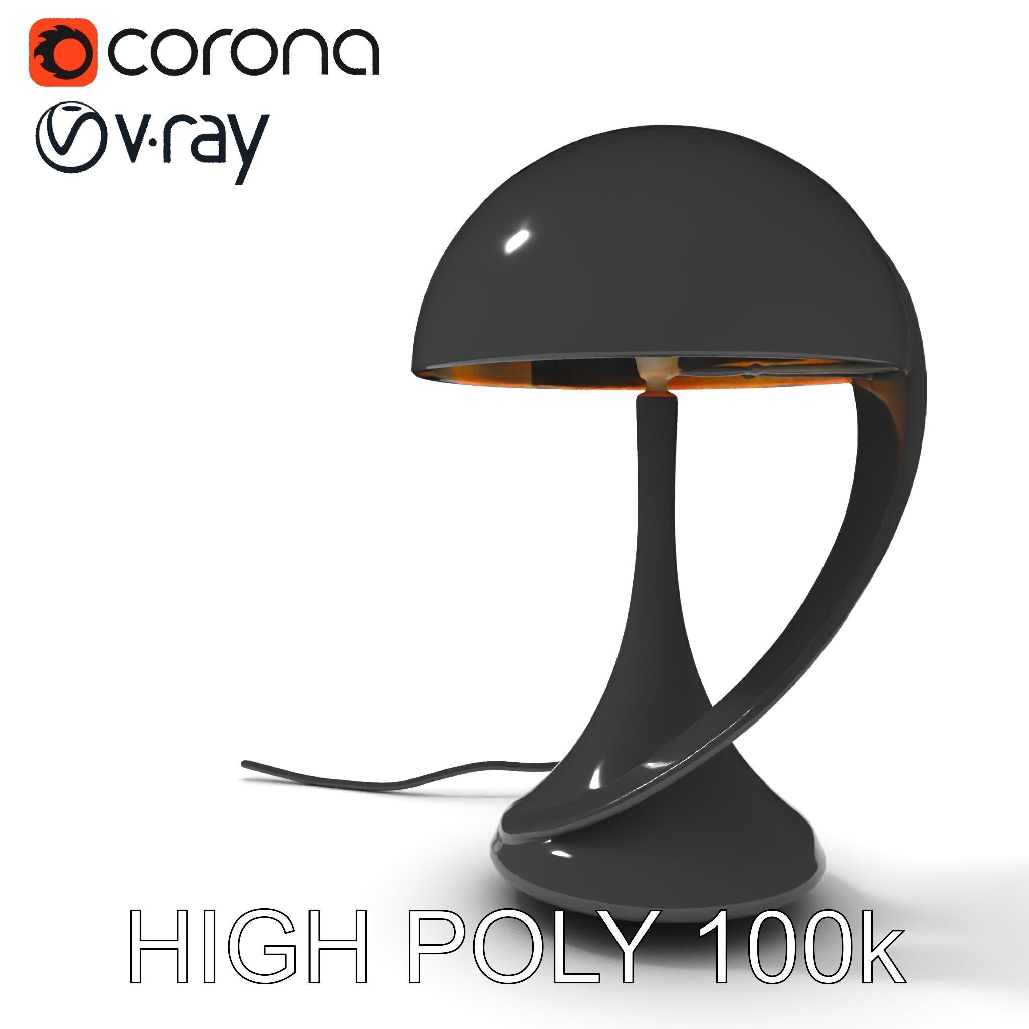 Modern Desk Lamp D Model Pack Low-poly 3D model_33