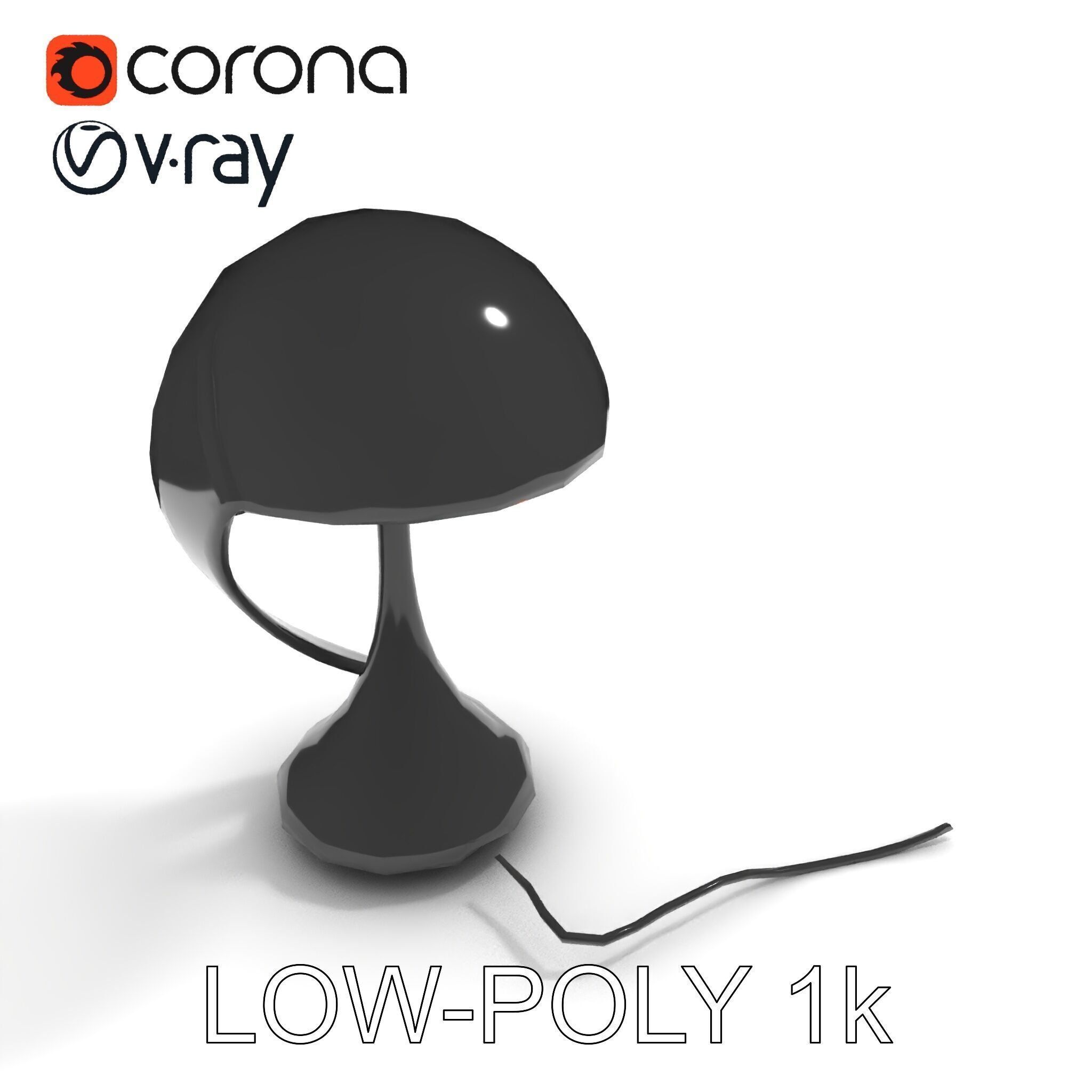 Modern Desk Lamp D Model Pack Low-poly 3D model_30