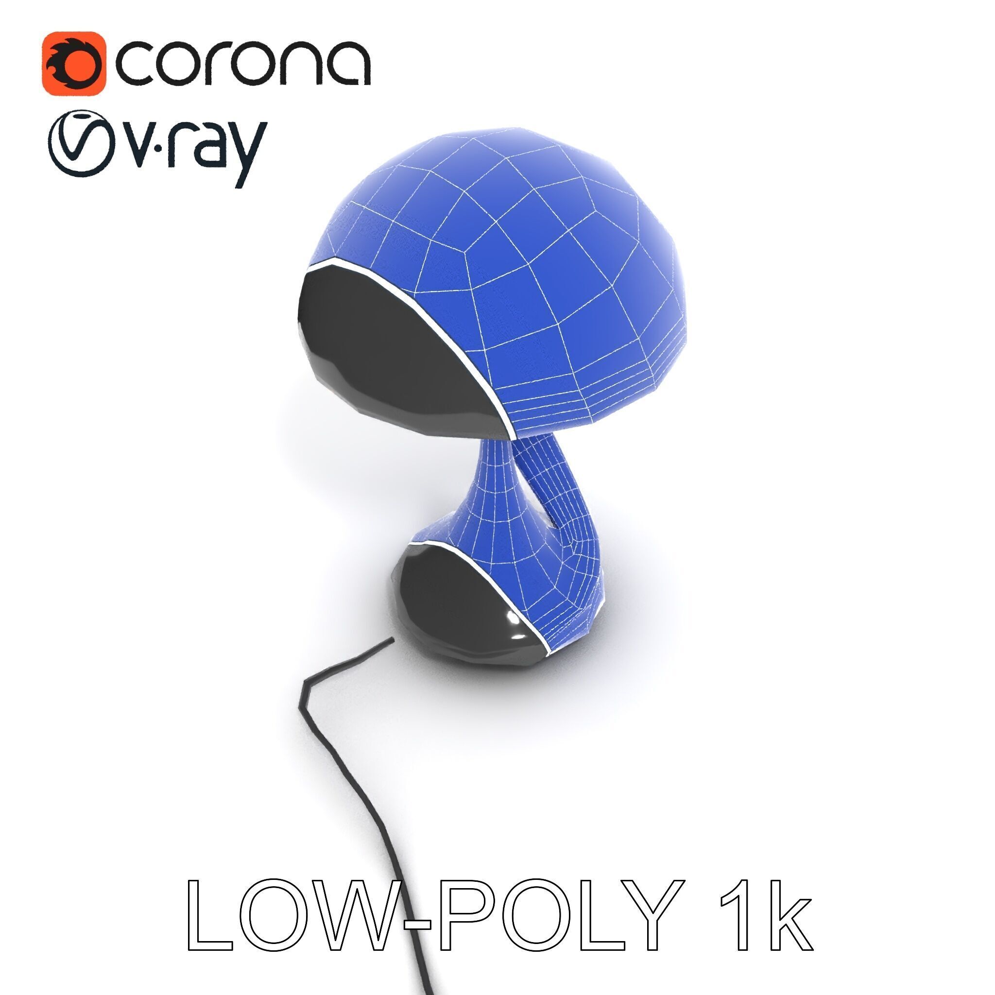 Modern Desk Lamp D Model Pack Low-poly 3D model_10