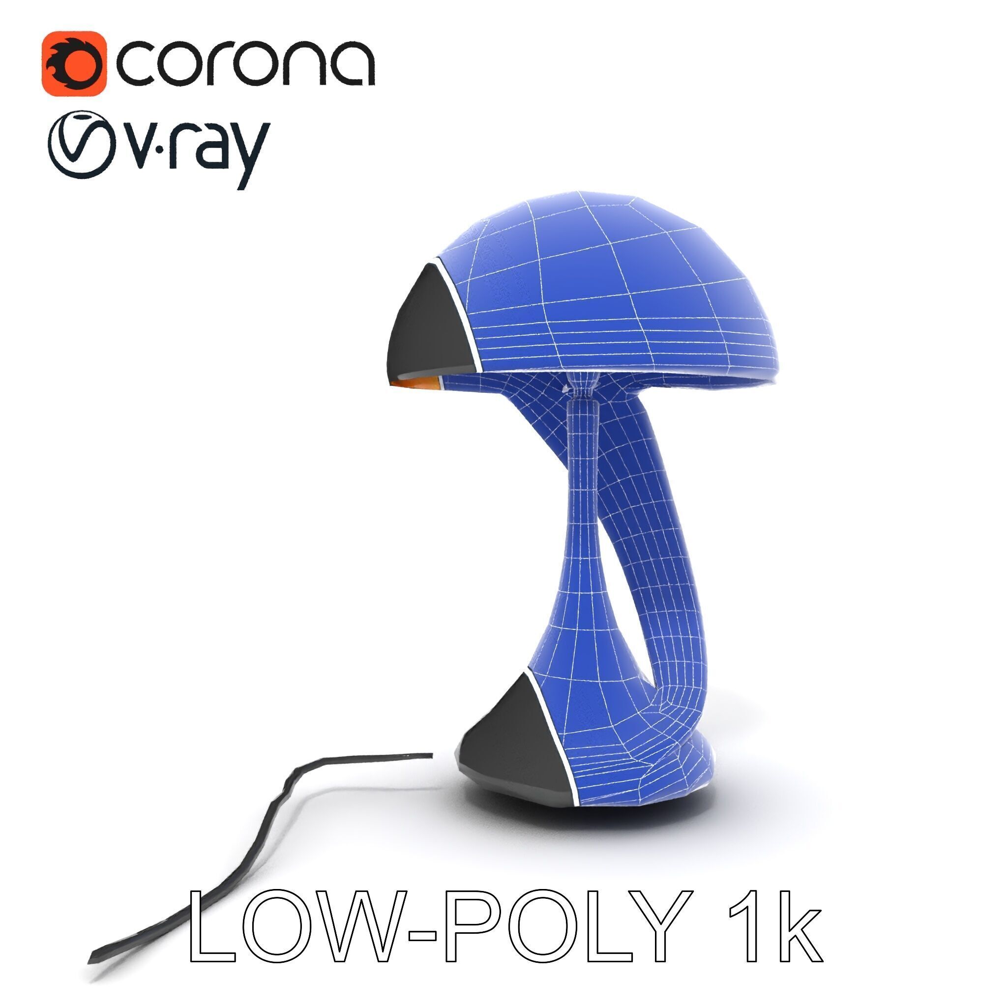 Modern Desk Lamp D Model Pack Low-poly 3D model_25