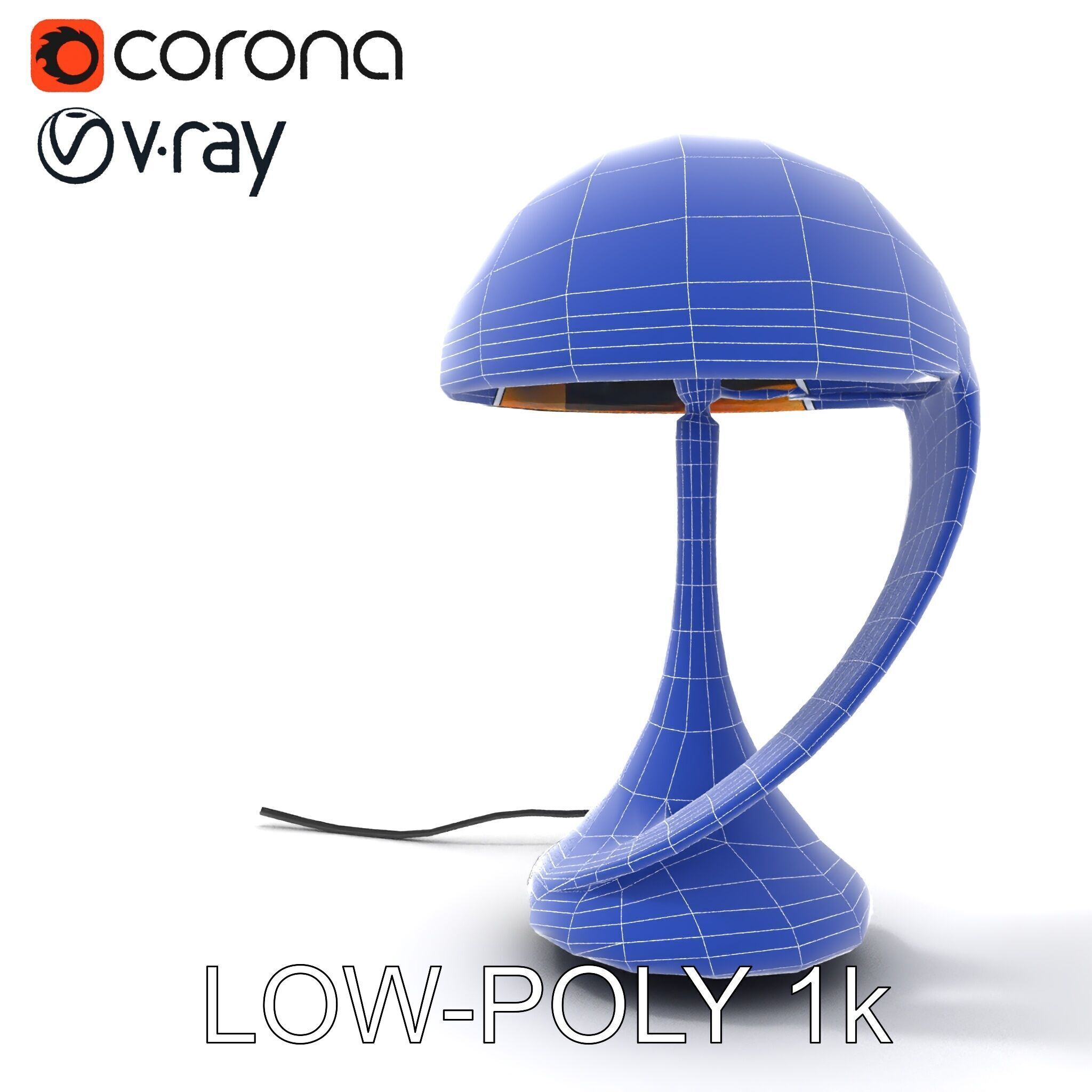 Modern Desk Lamp D Model Pack Low-poly 3D model_22