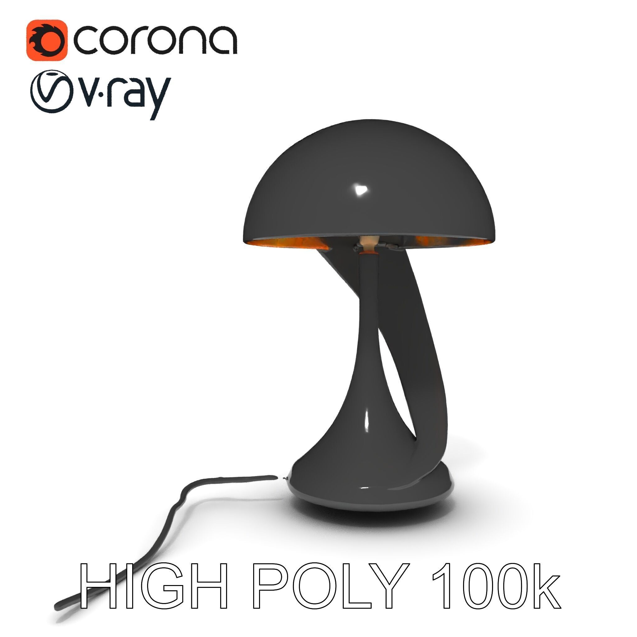 Modern Desk Lamp D Model Pack Low-poly 3D model_14