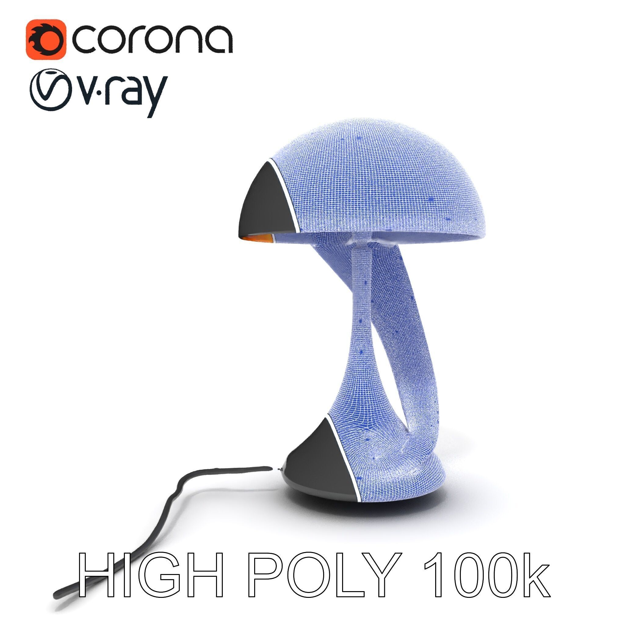 Modern Desk Lamp D Model Pack Low-poly 3D model_17