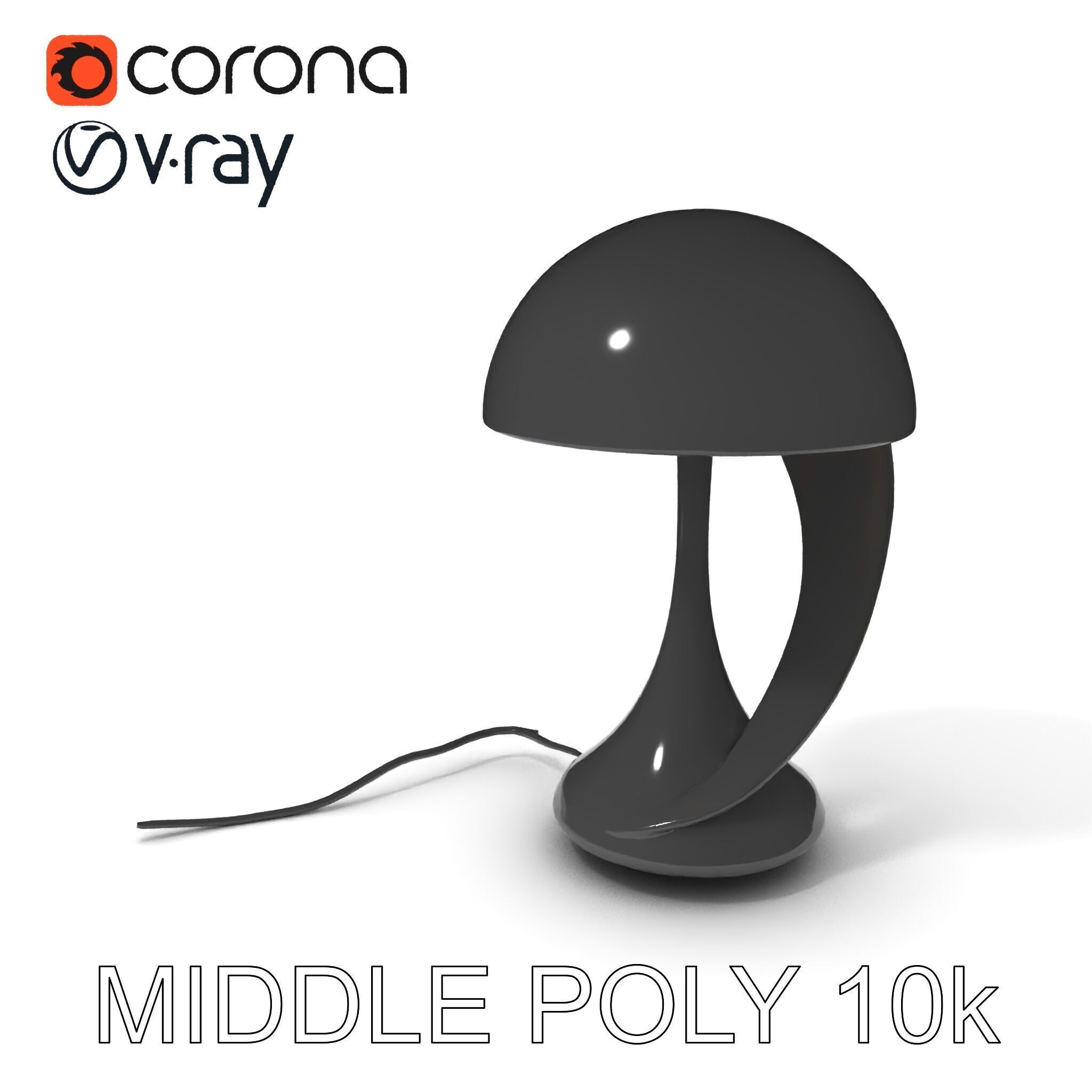 Modern Desk Lamp D Model Pack Low-poly 3D model_29