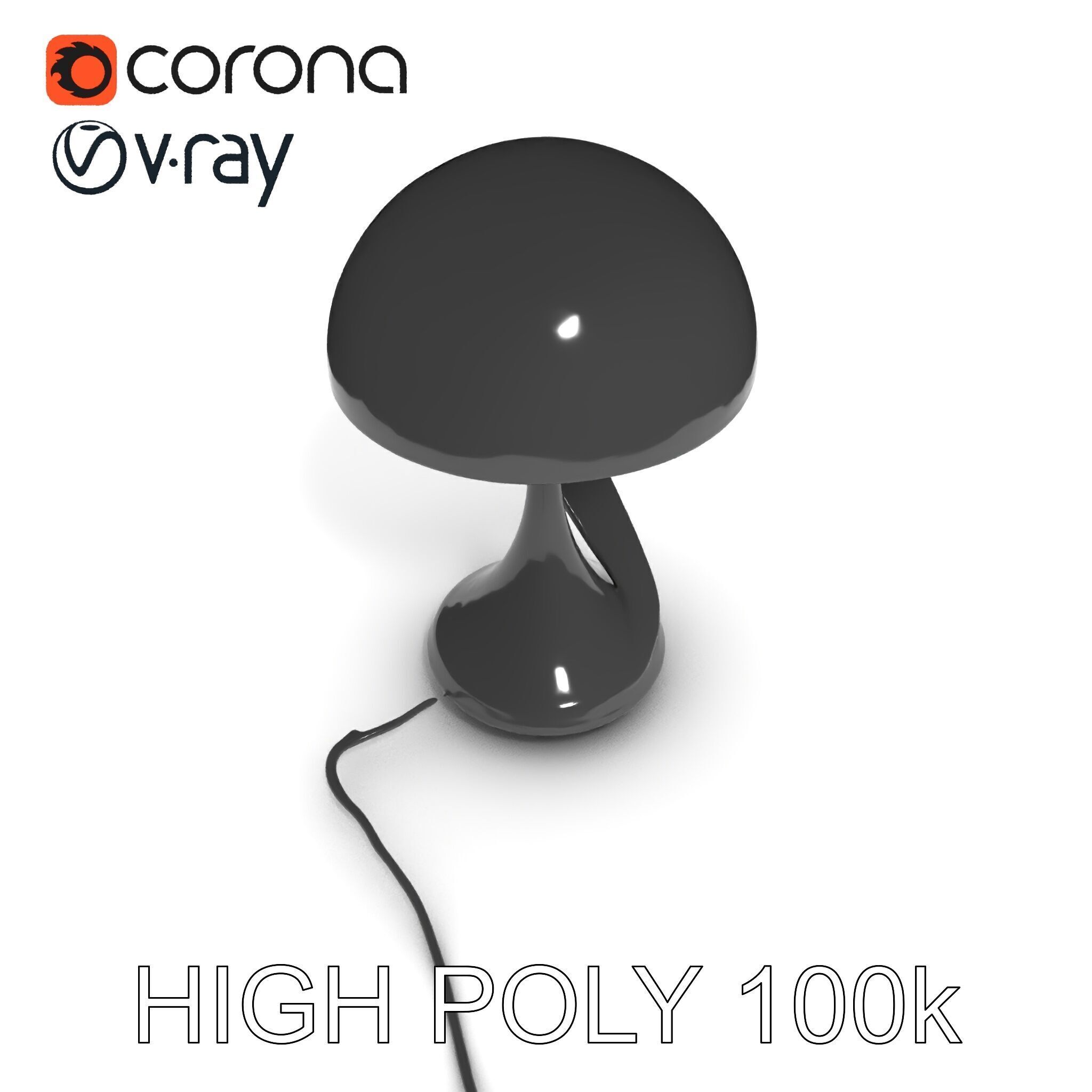 Modern Desk Lamp D Model Pack Low-poly 3D model_20