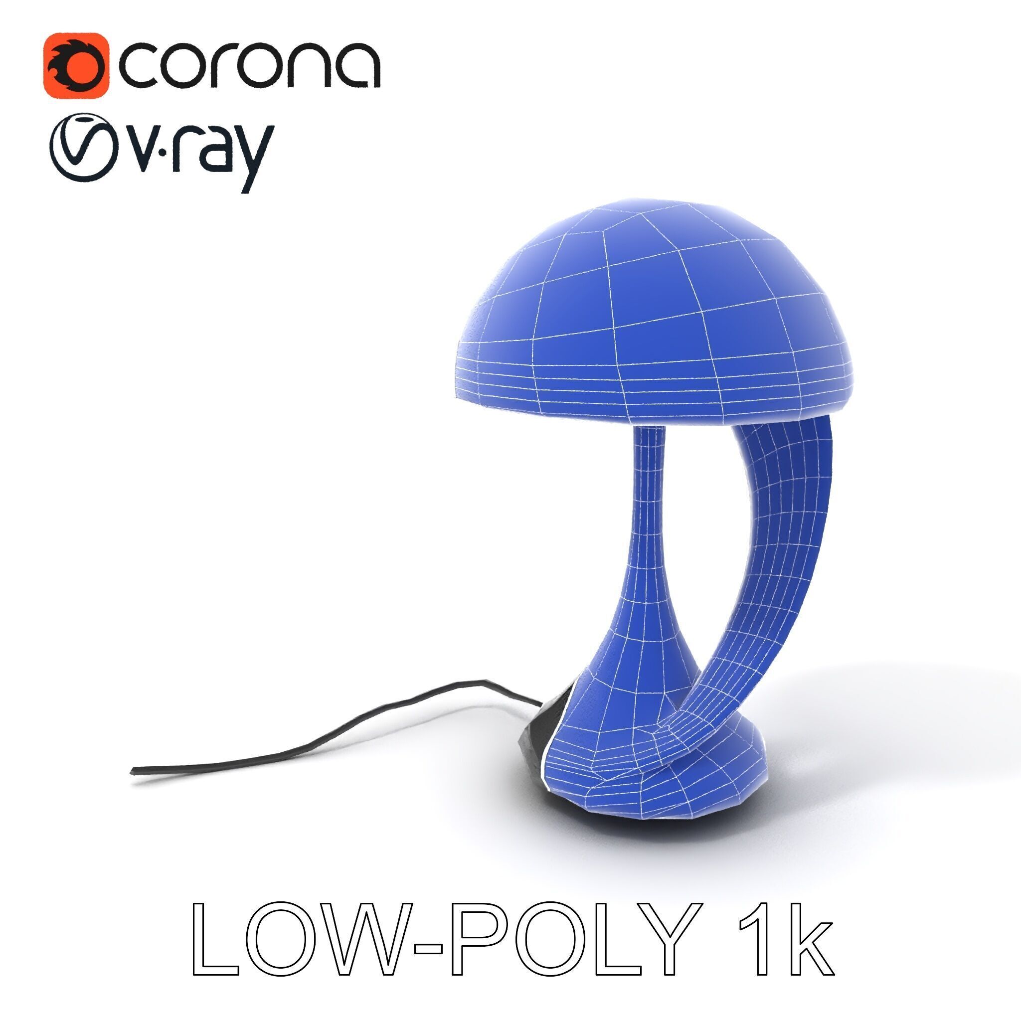 Modern Desk Lamp D Model Pack Low-poly 3D model_19