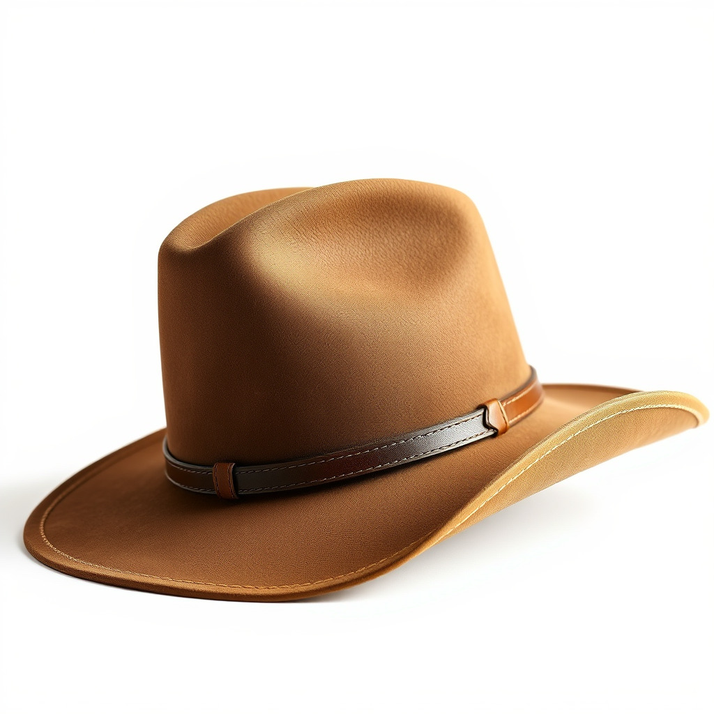 Stylish Cowboy Hat Model Pack for Virtual Environments Low-poly 3D model_4