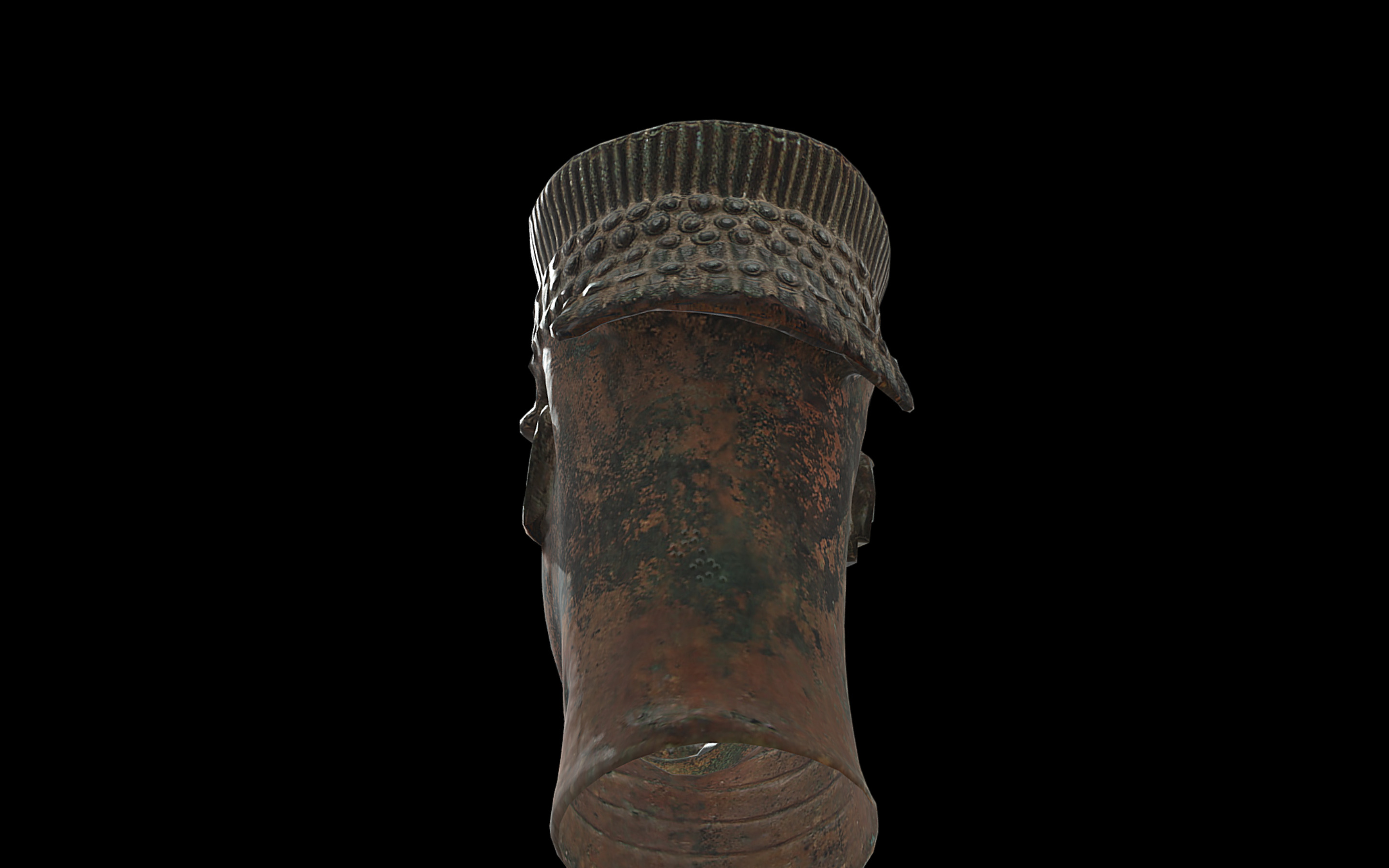 Head of Lajuwa Low-poly 3D model_5