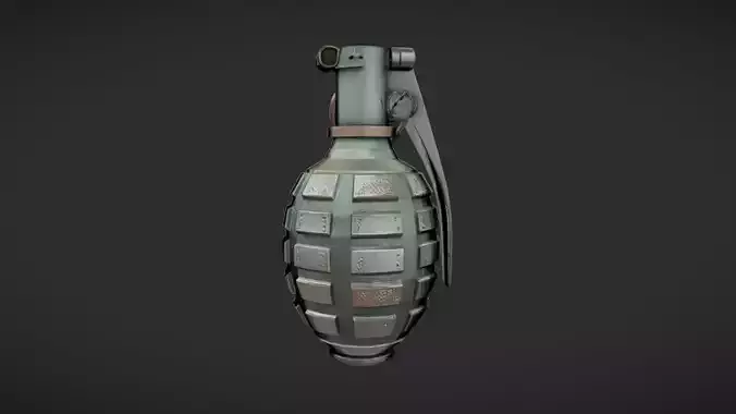 military hand grenade 3D model