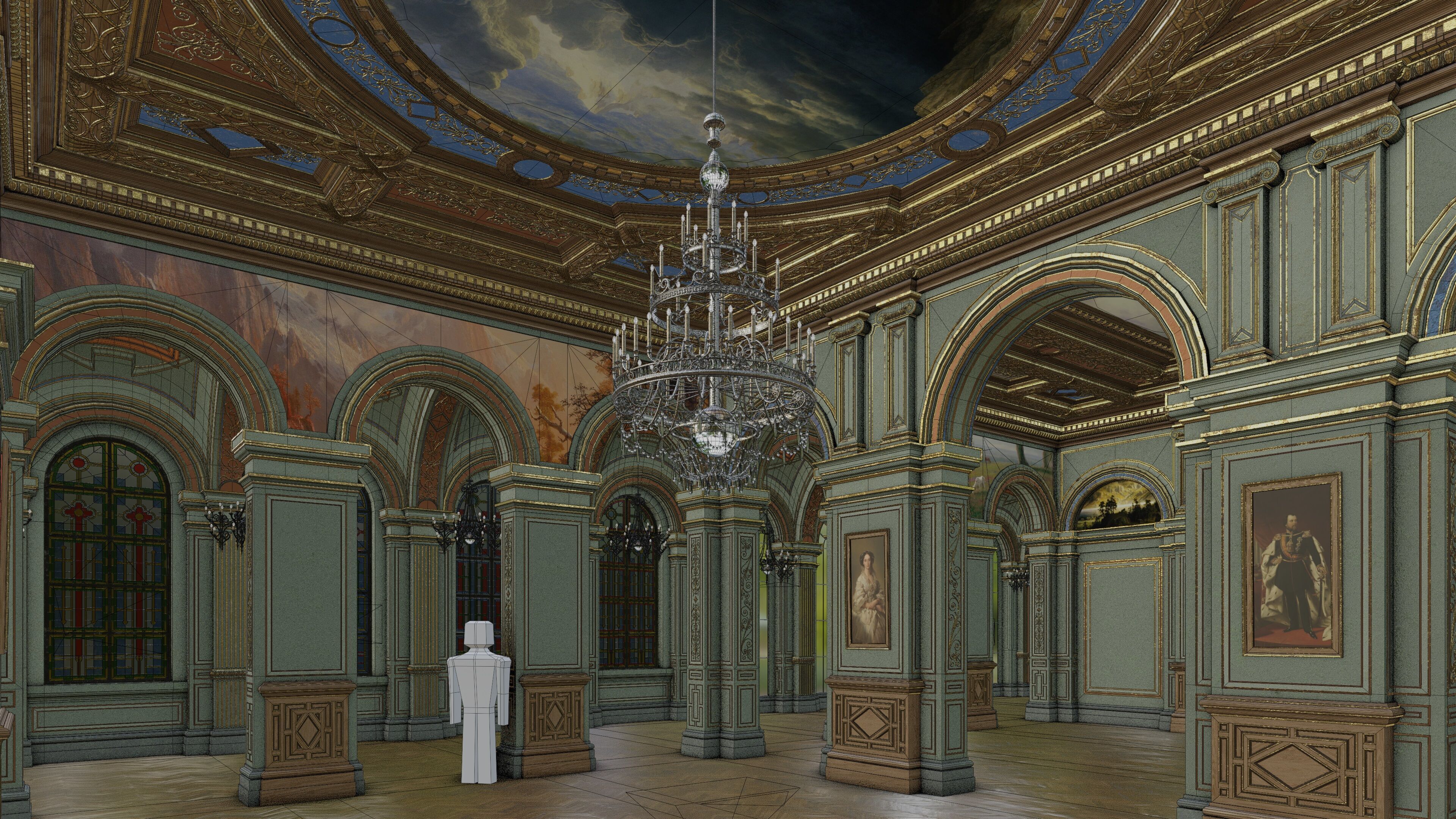 Grand Gallery 3D model_27