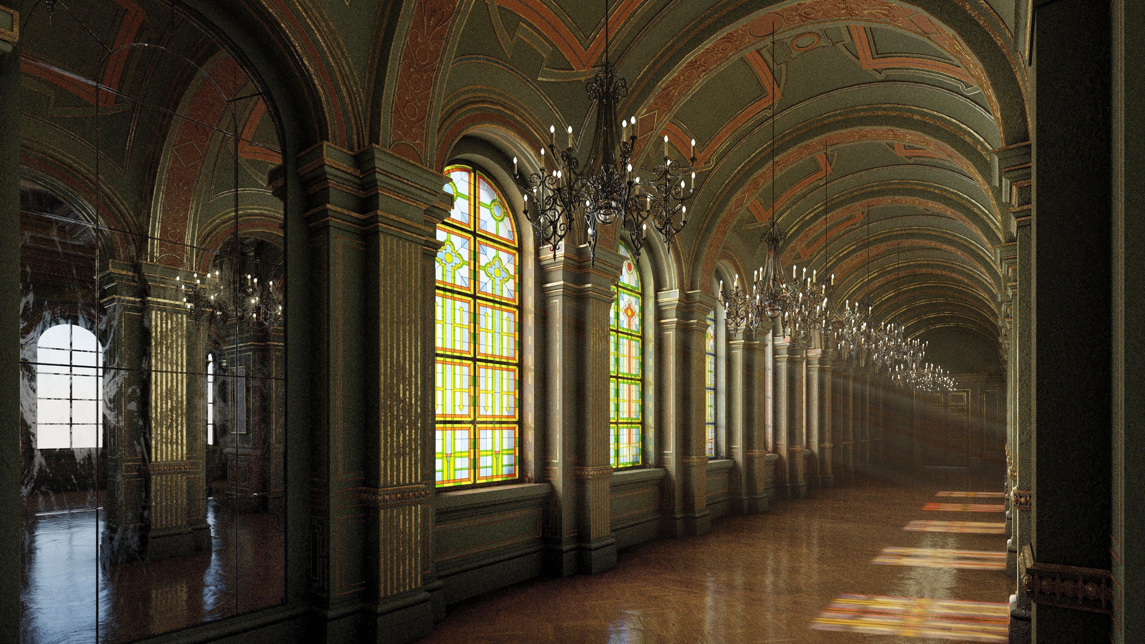 Grand Gallery 3D model_10