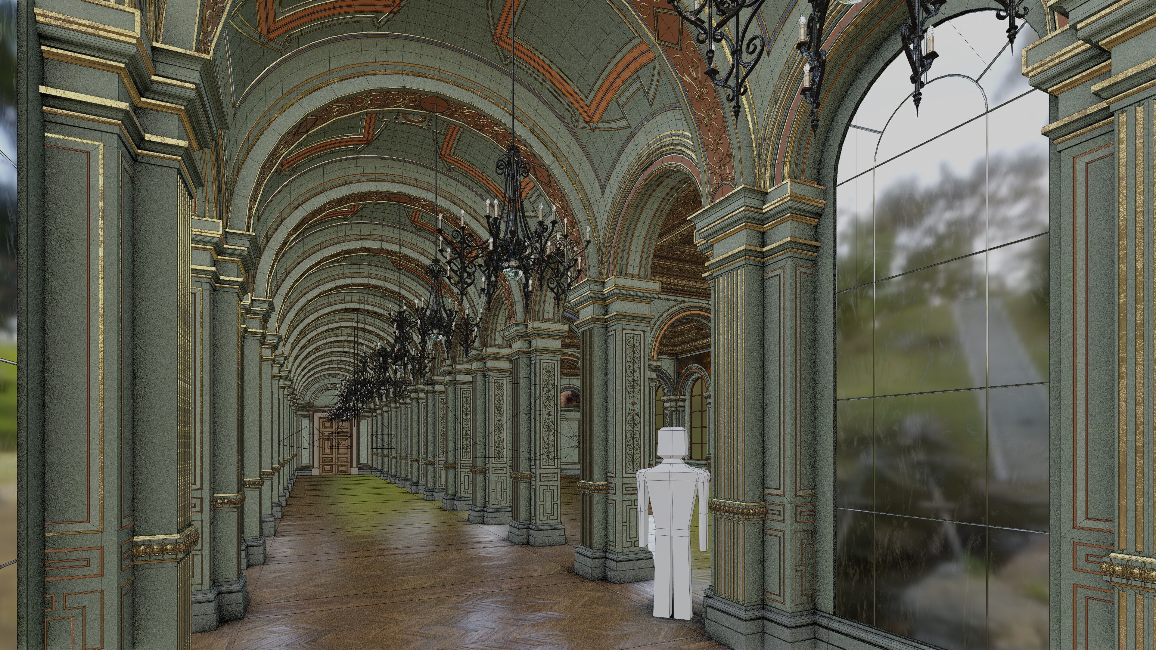 Grand Gallery 3D model_20