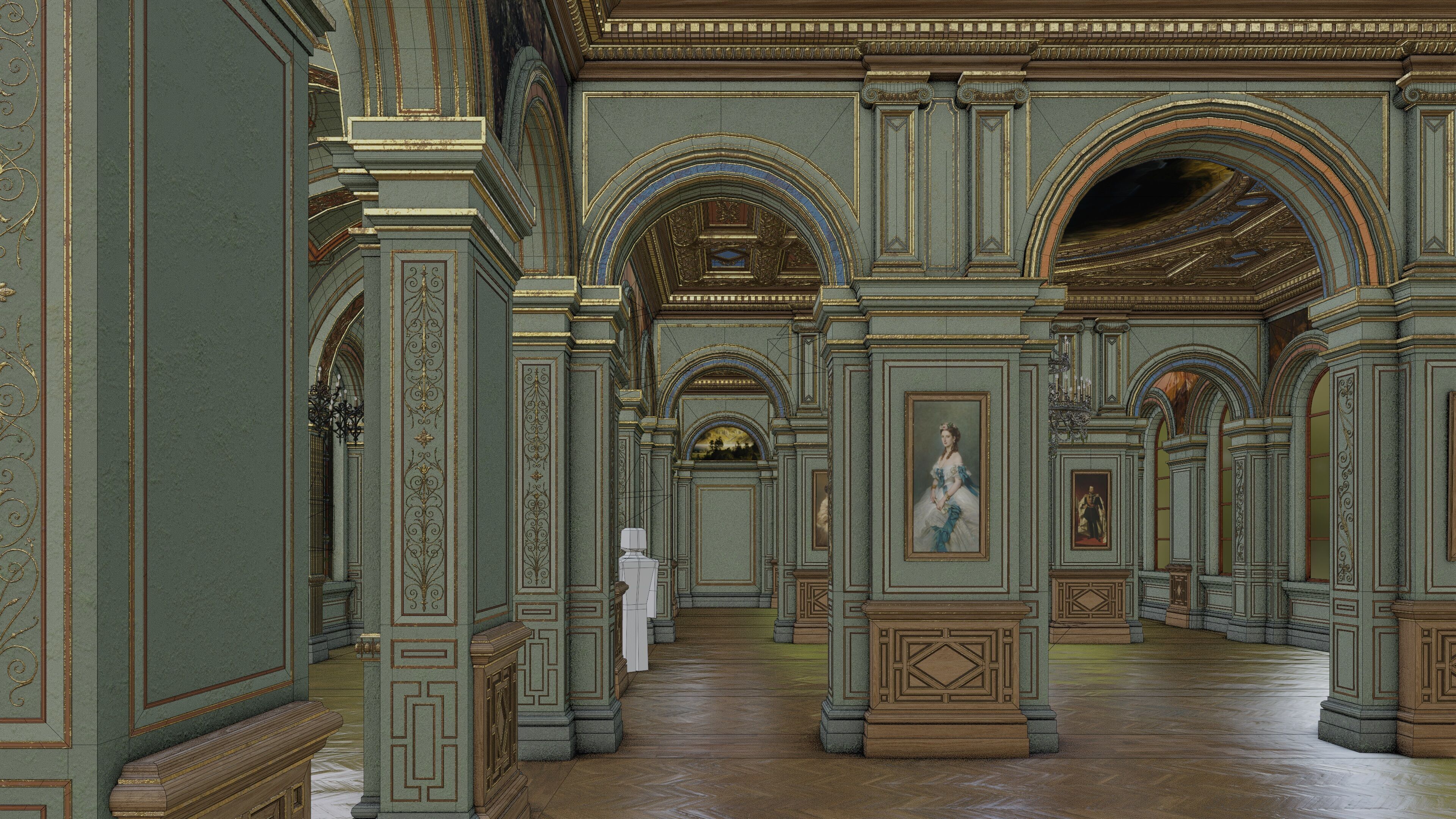Grand Gallery 3D model_25