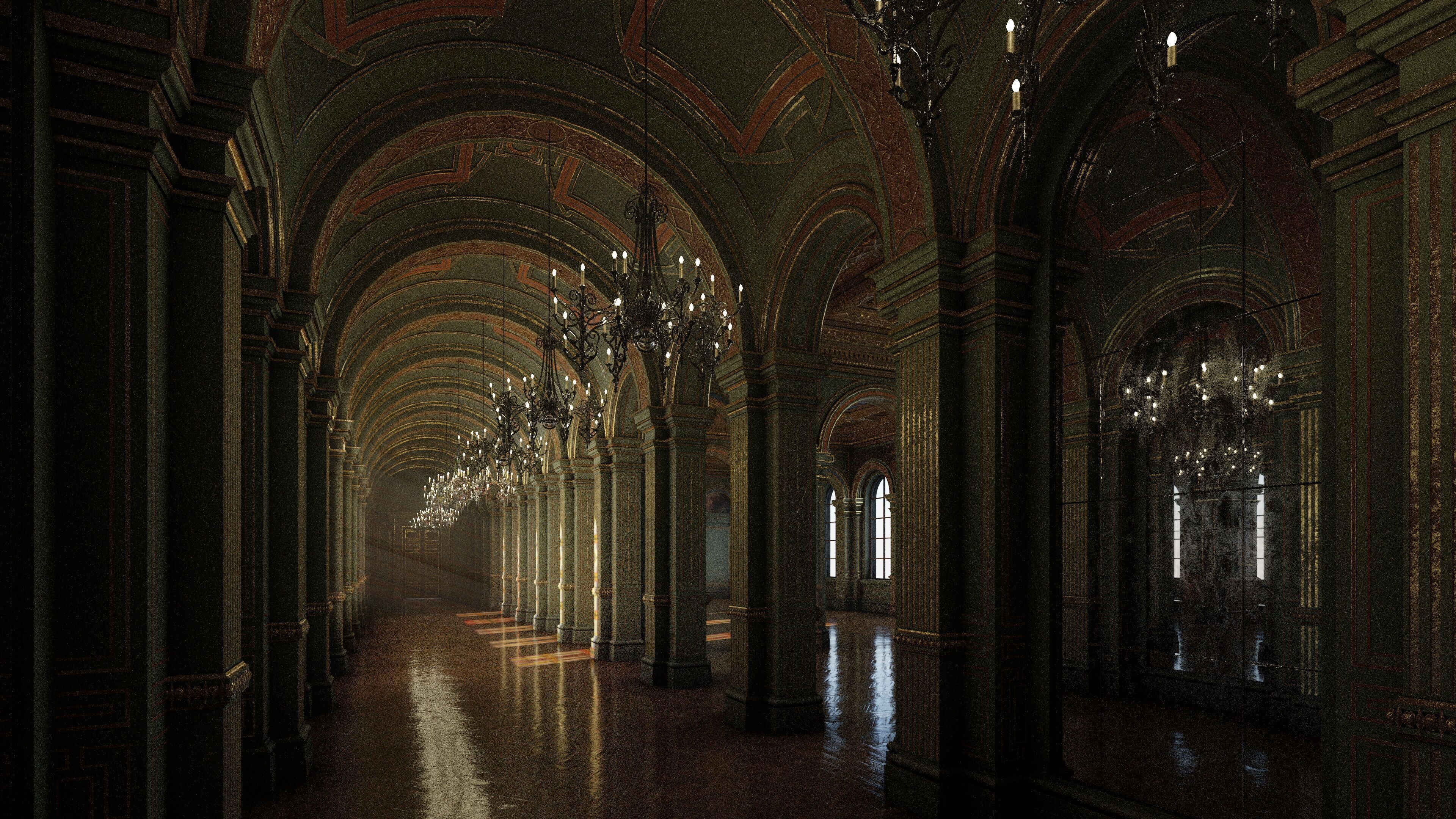 Grand Gallery 3D model_11