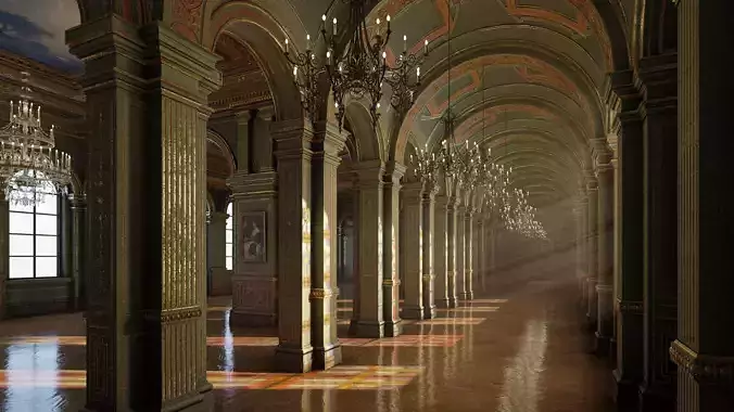 Grand Gallery 3D model