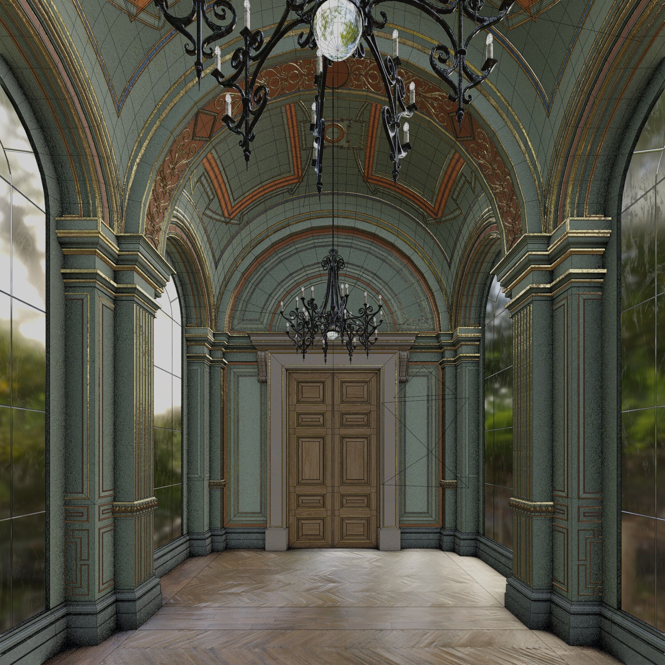 Grand Gallery 3D model_29