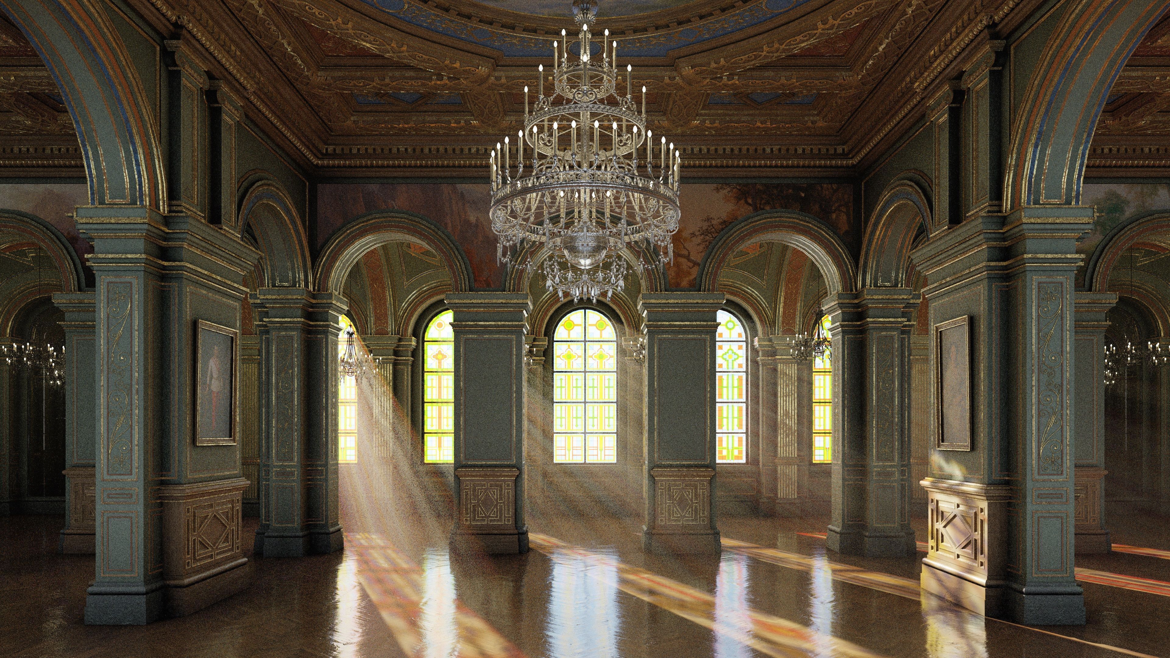 Grand Gallery 3D model_4