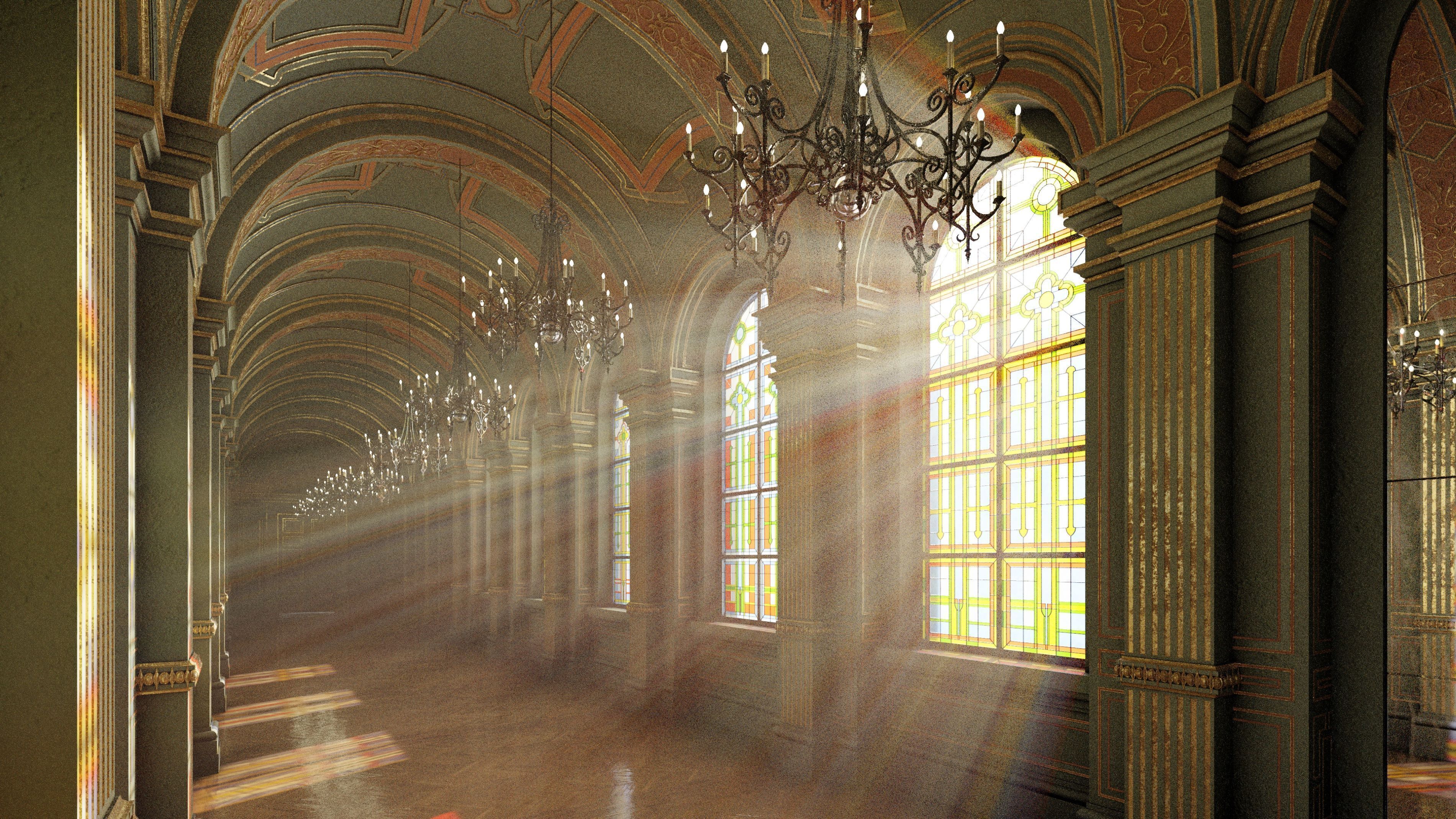 Grand Gallery 3D model_1