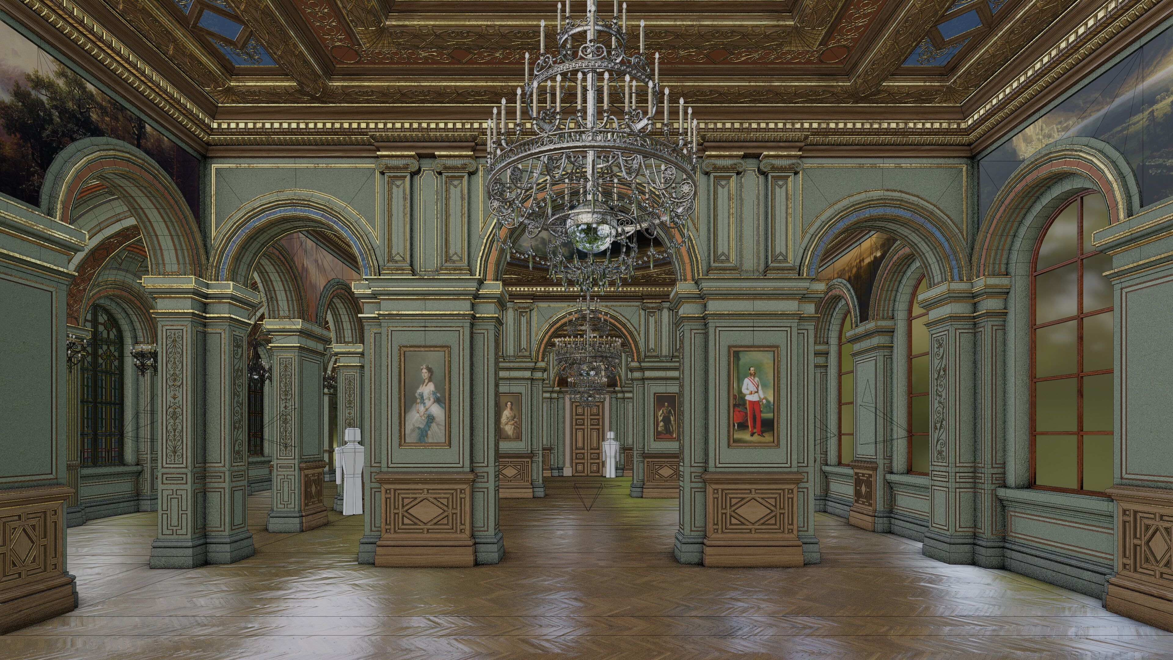 Grand Gallery 3D model_24