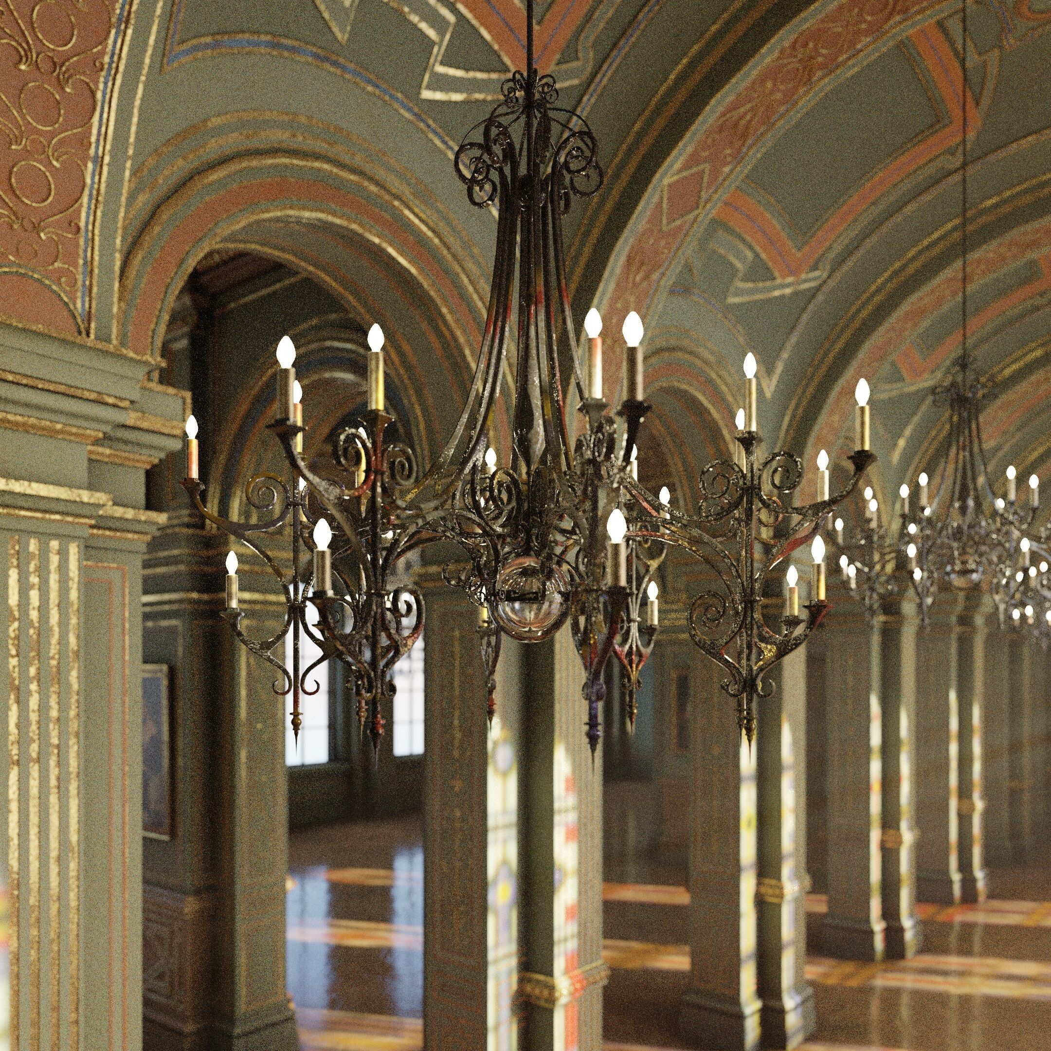 Grand Gallery 3D model_15