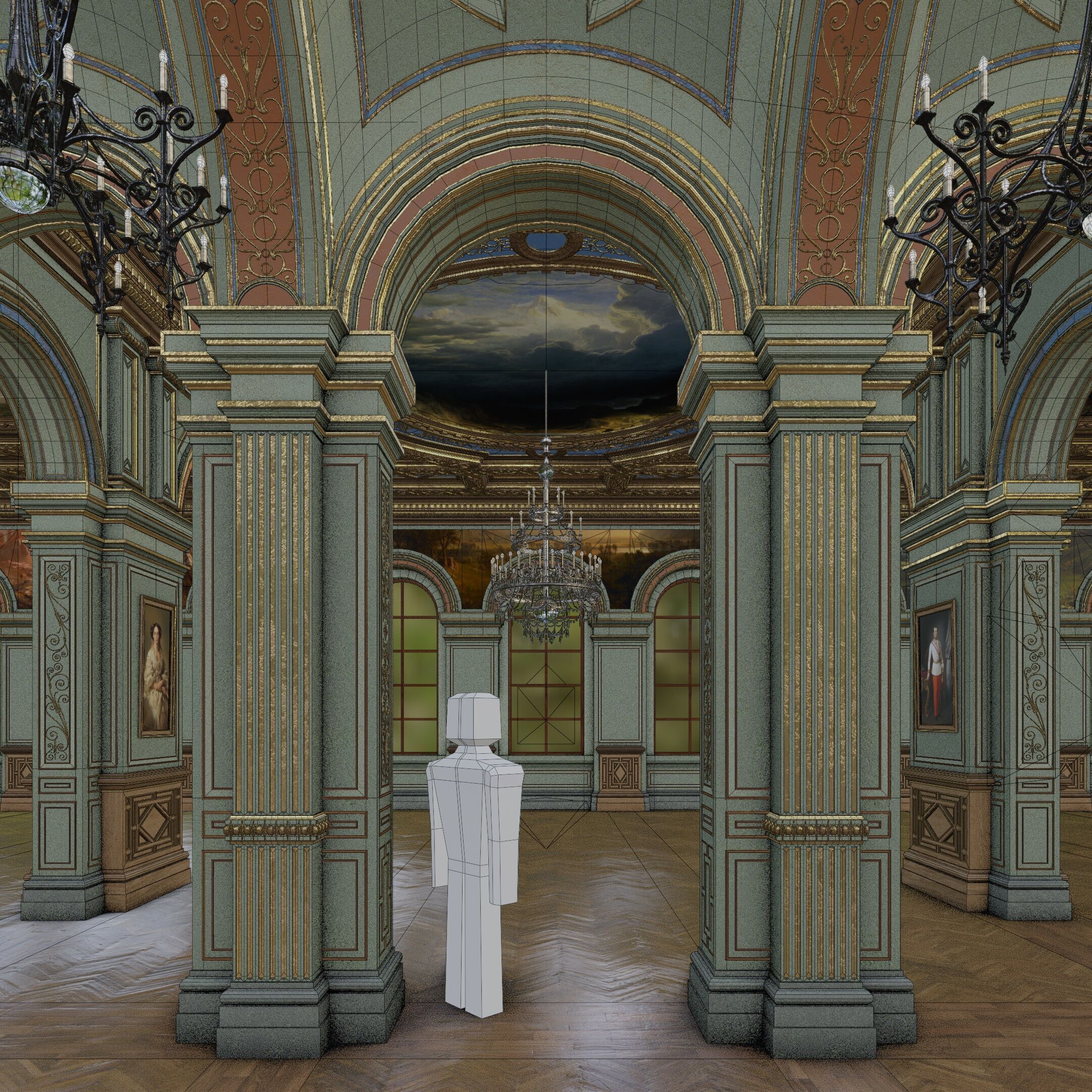 Grand Gallery 3D model_31