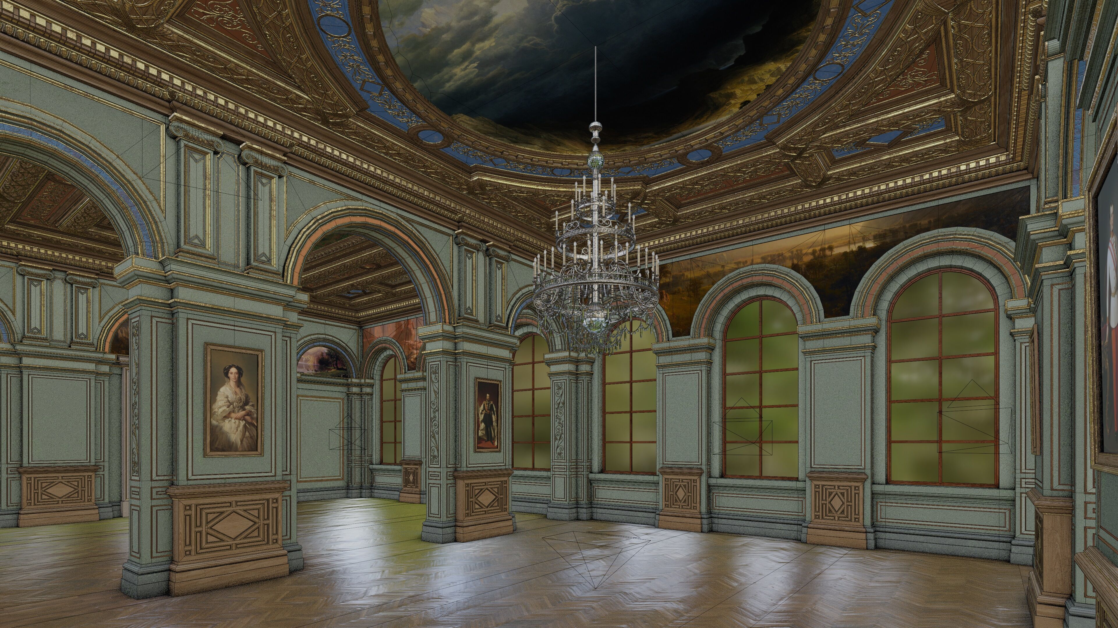 Grand Gallery 3D model_23