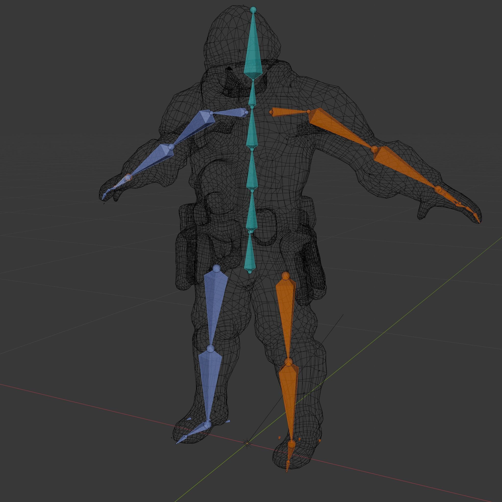 Steampunk Explorer D Character Model with Mechanical Armor an... Low-poly 3D model_9