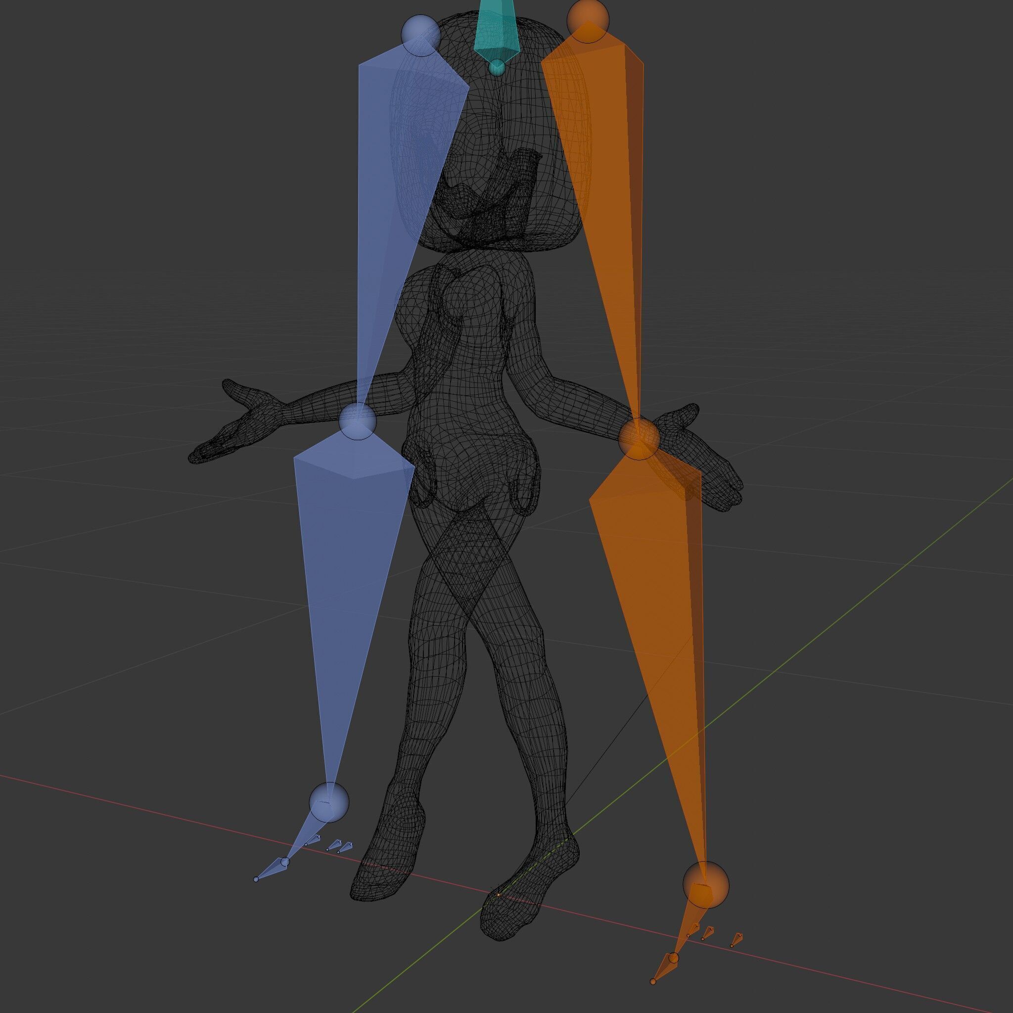 Stylized D Female Character in Red Bikini with PBR Textures Low-poly 3D model_11