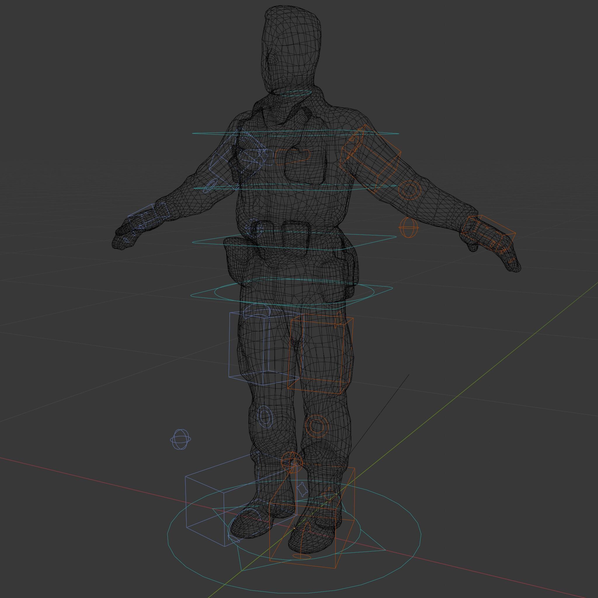 Explorer D Character Model with Adventureready Outfit Low-poly 3D model_24