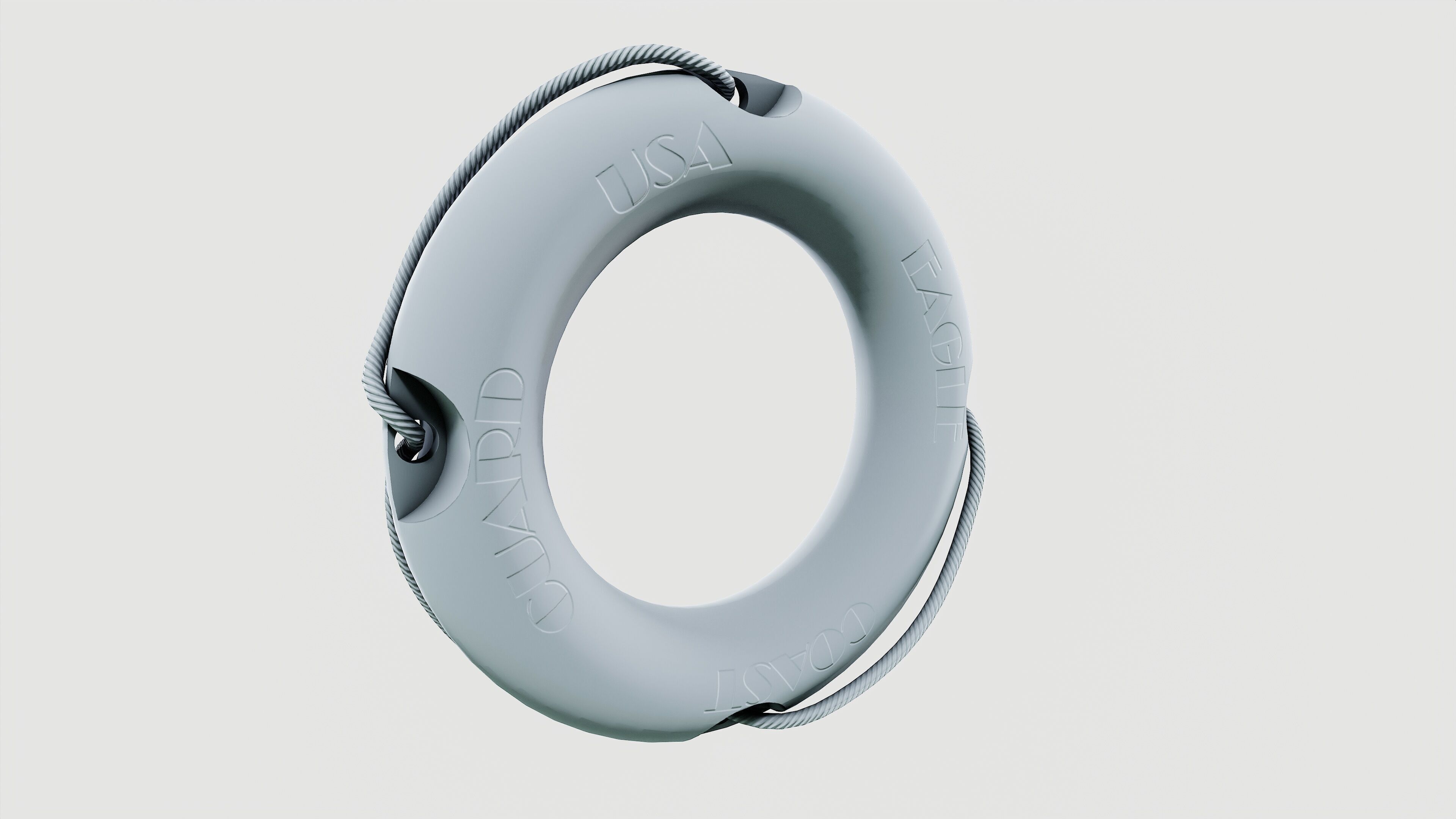 Life saver buoy 3D model_8