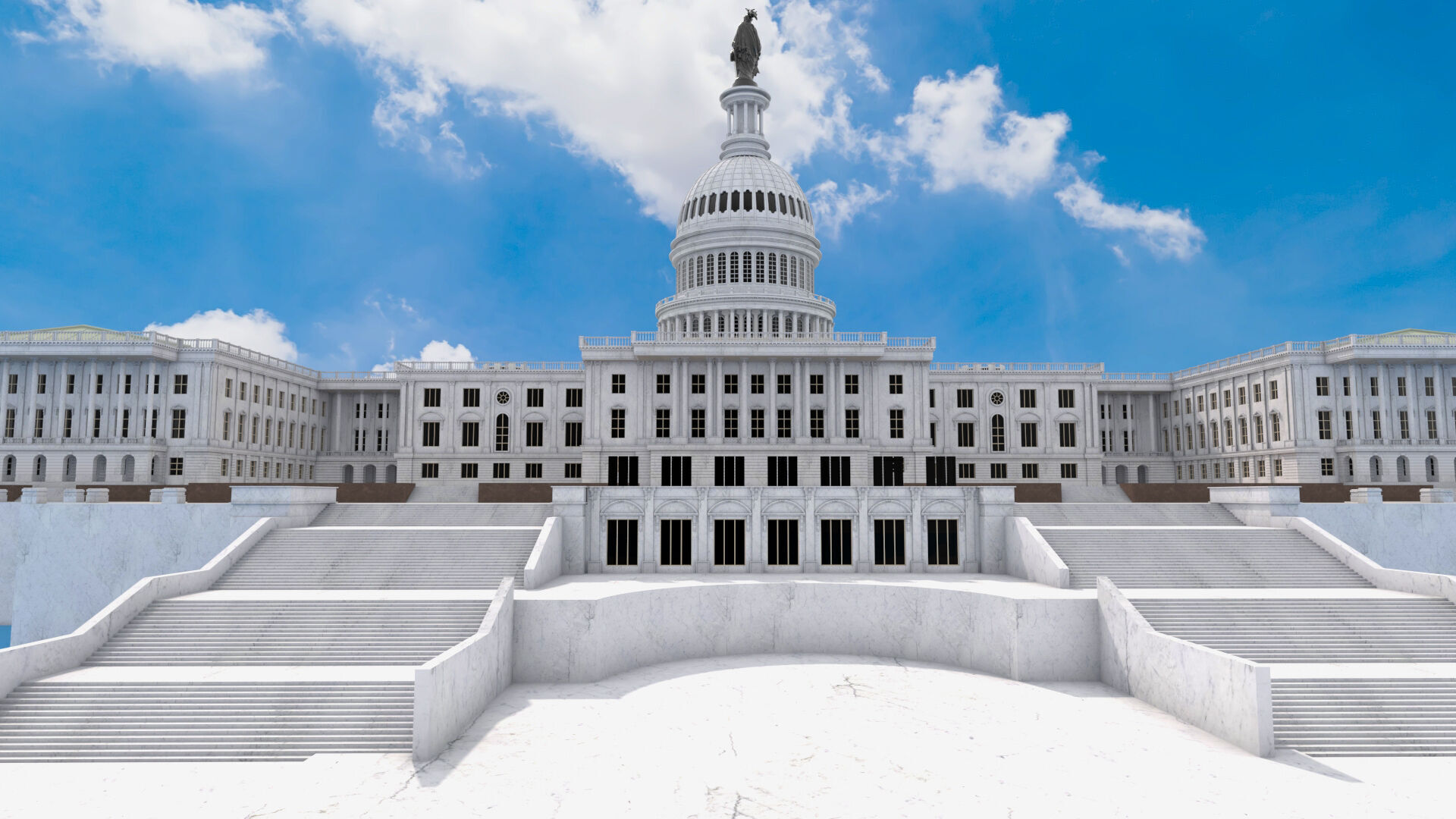 Capitol Hill 3D model_10