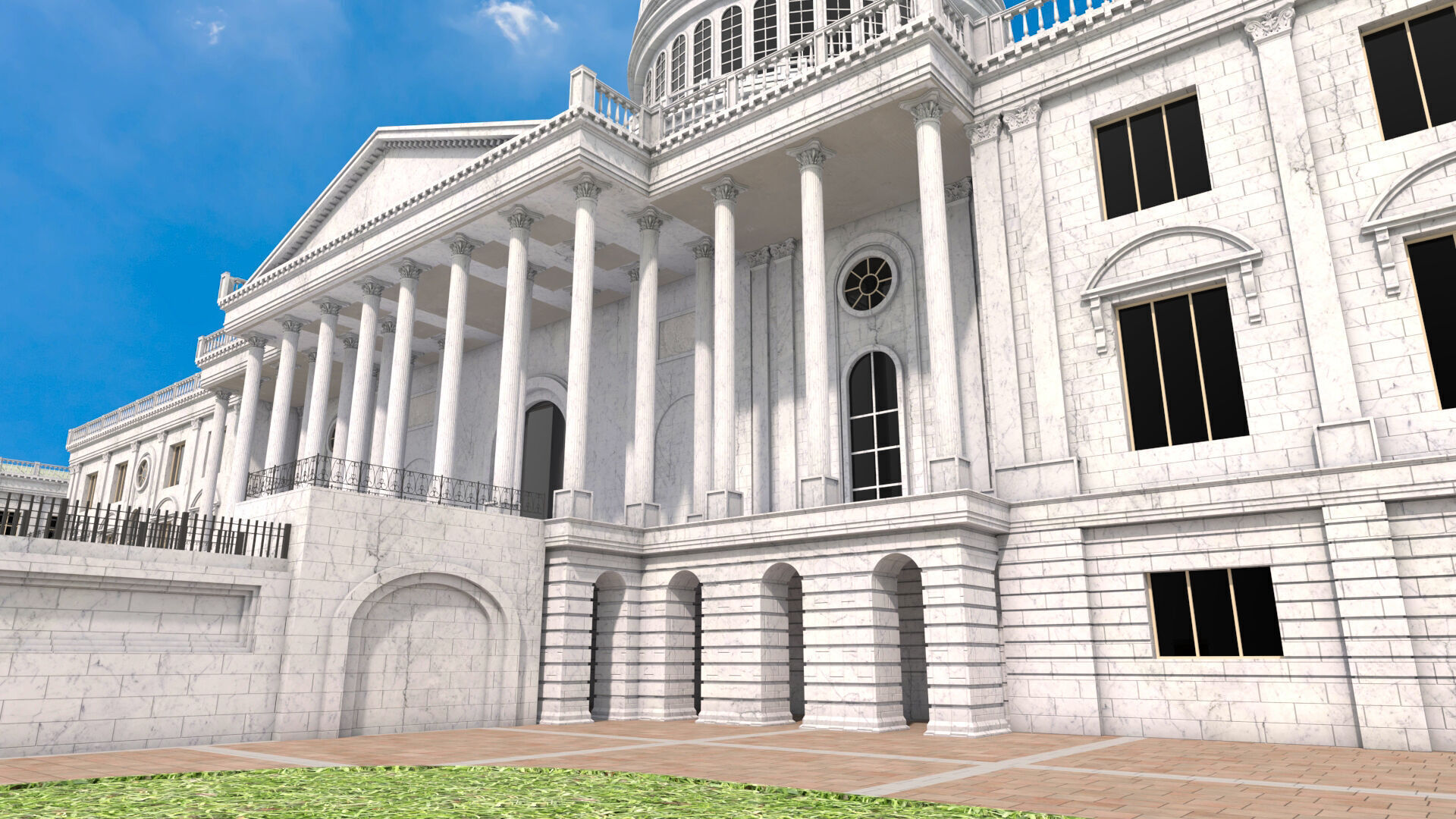 Capitol Hill 3D model_5