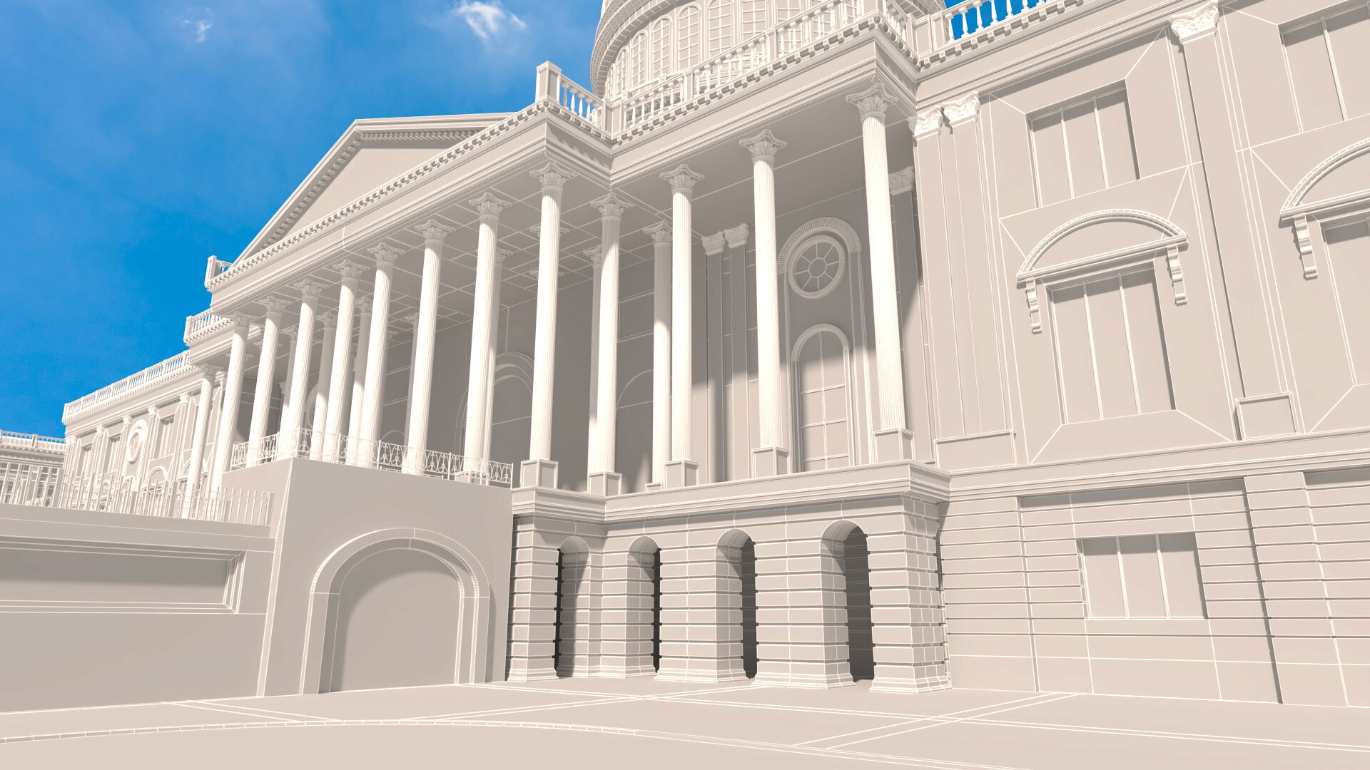 Capitol Hill 3D model_34