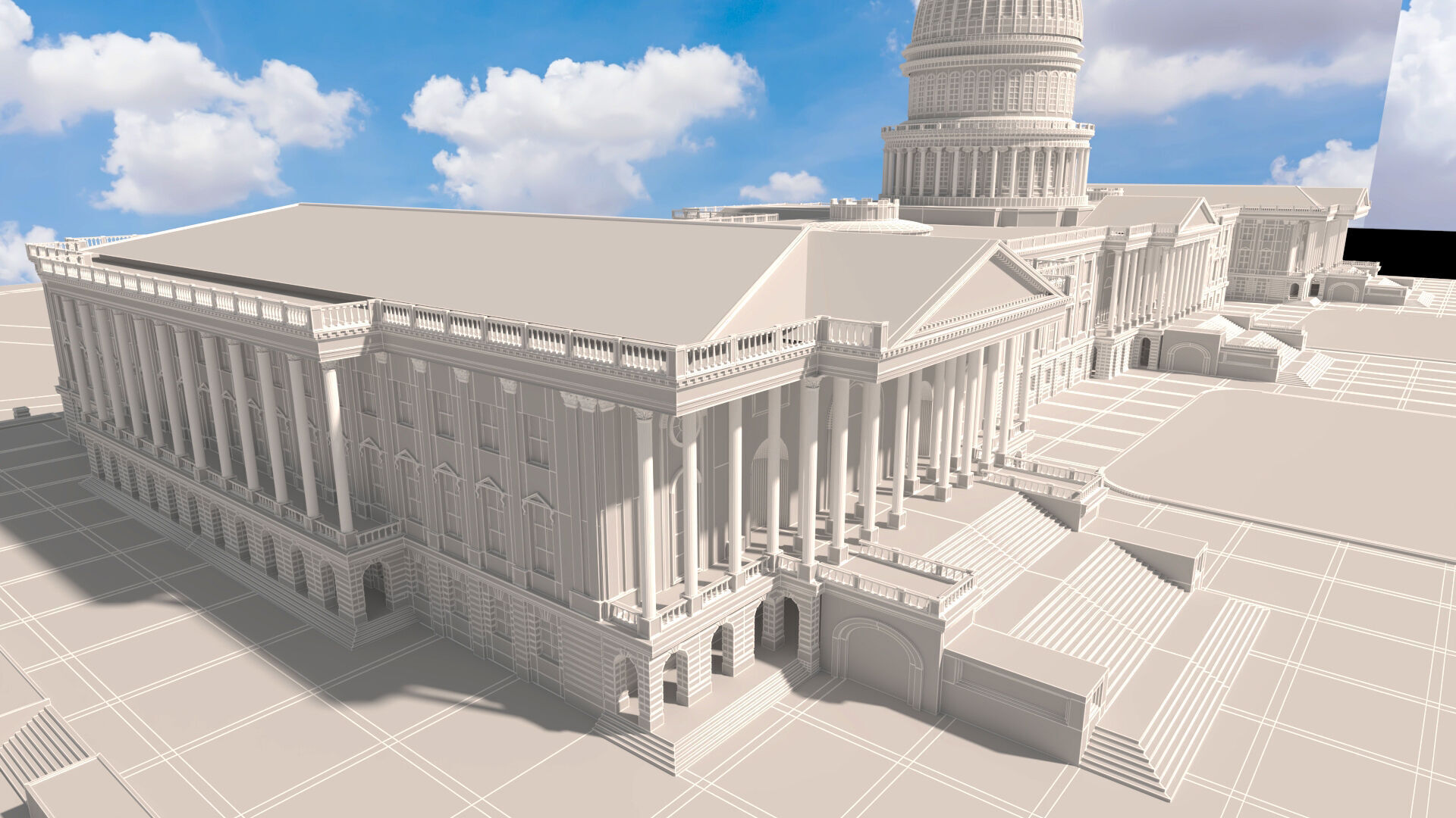 Capitol Hill 3D model_36