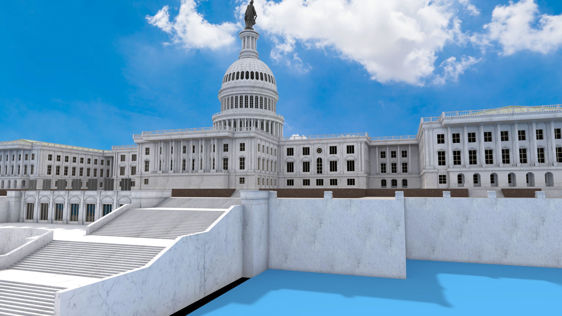 Capitol Hill 3D model_9