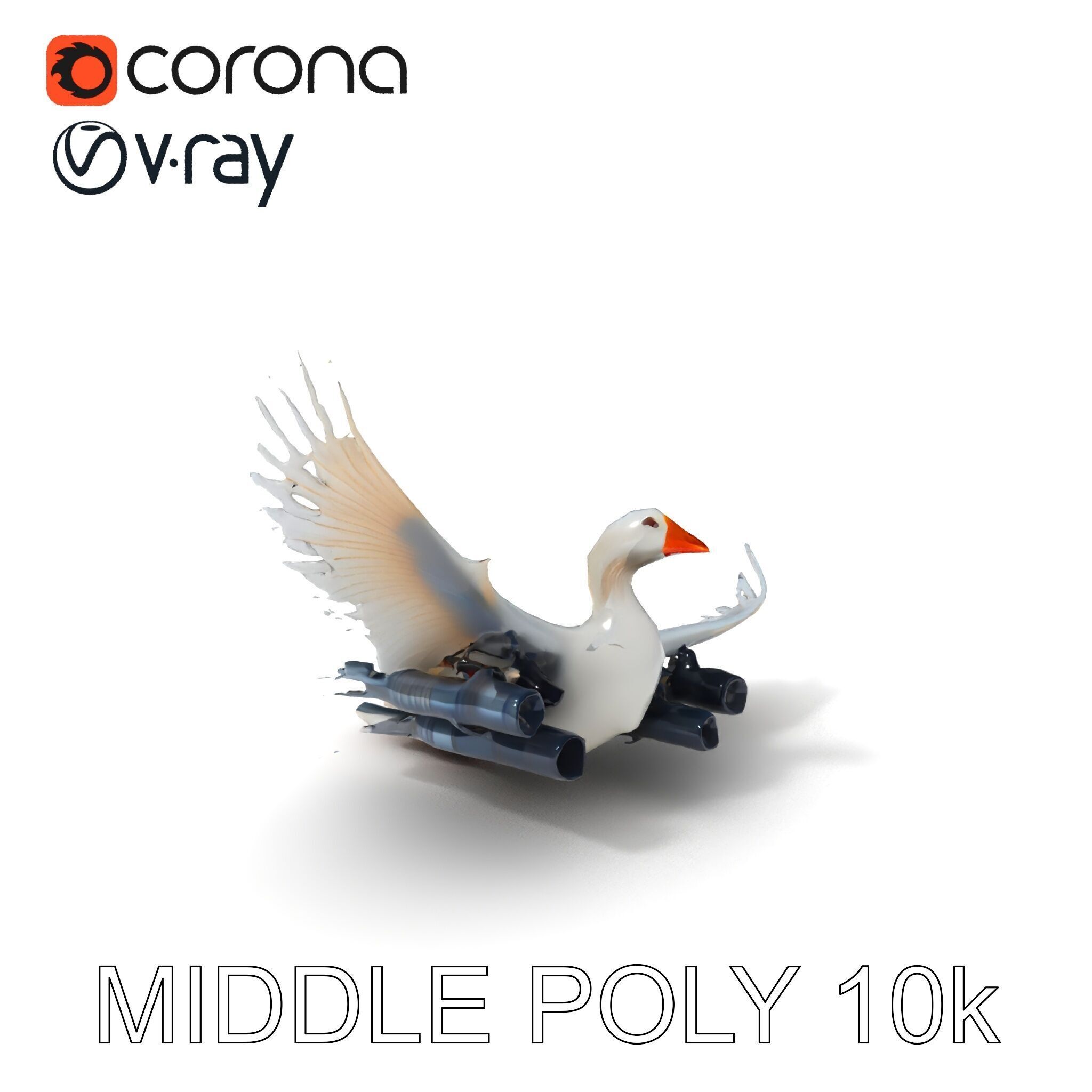 Bombombini Gusini Low-poly 3D model_34