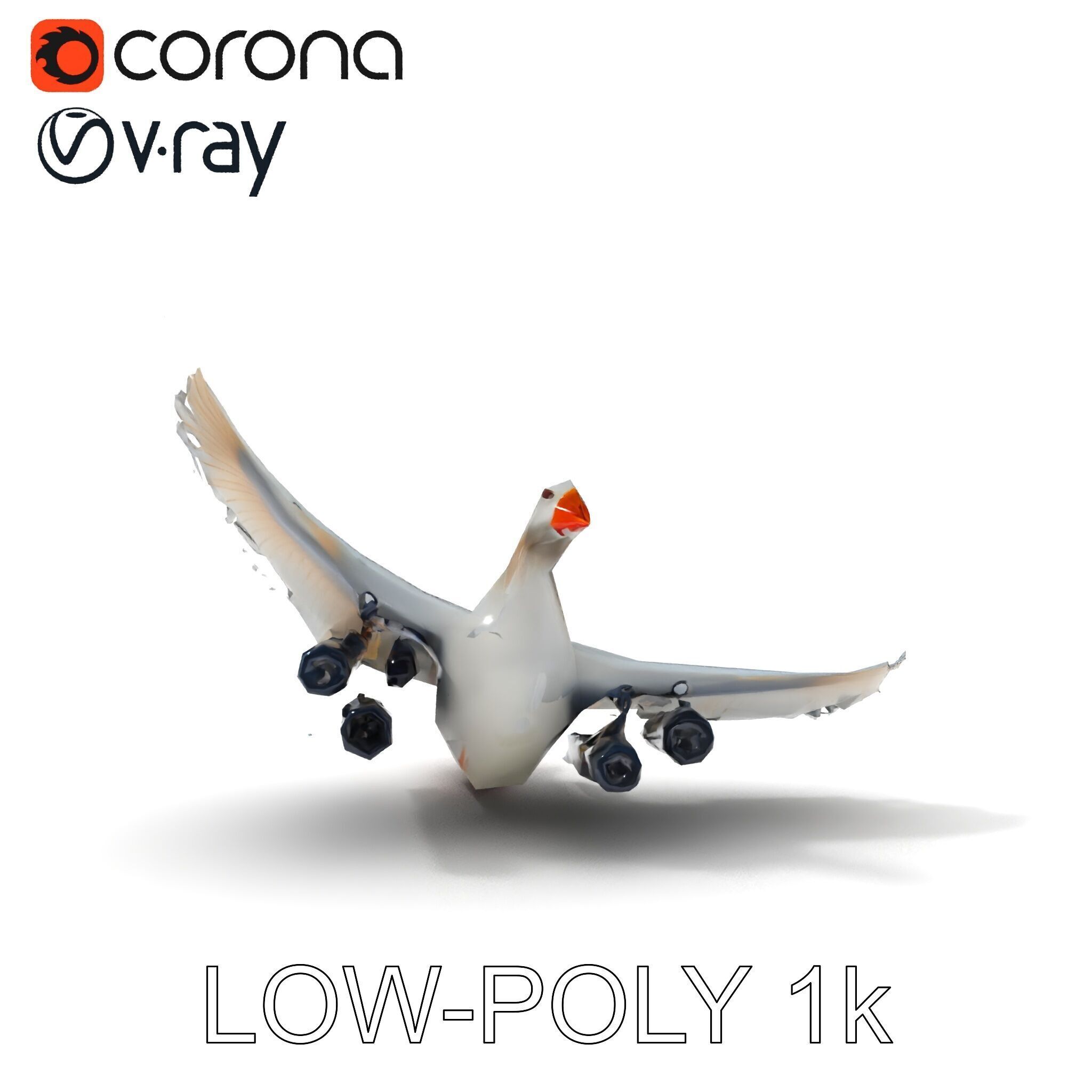 Bombombini Gusini Low-poly 3D model_16