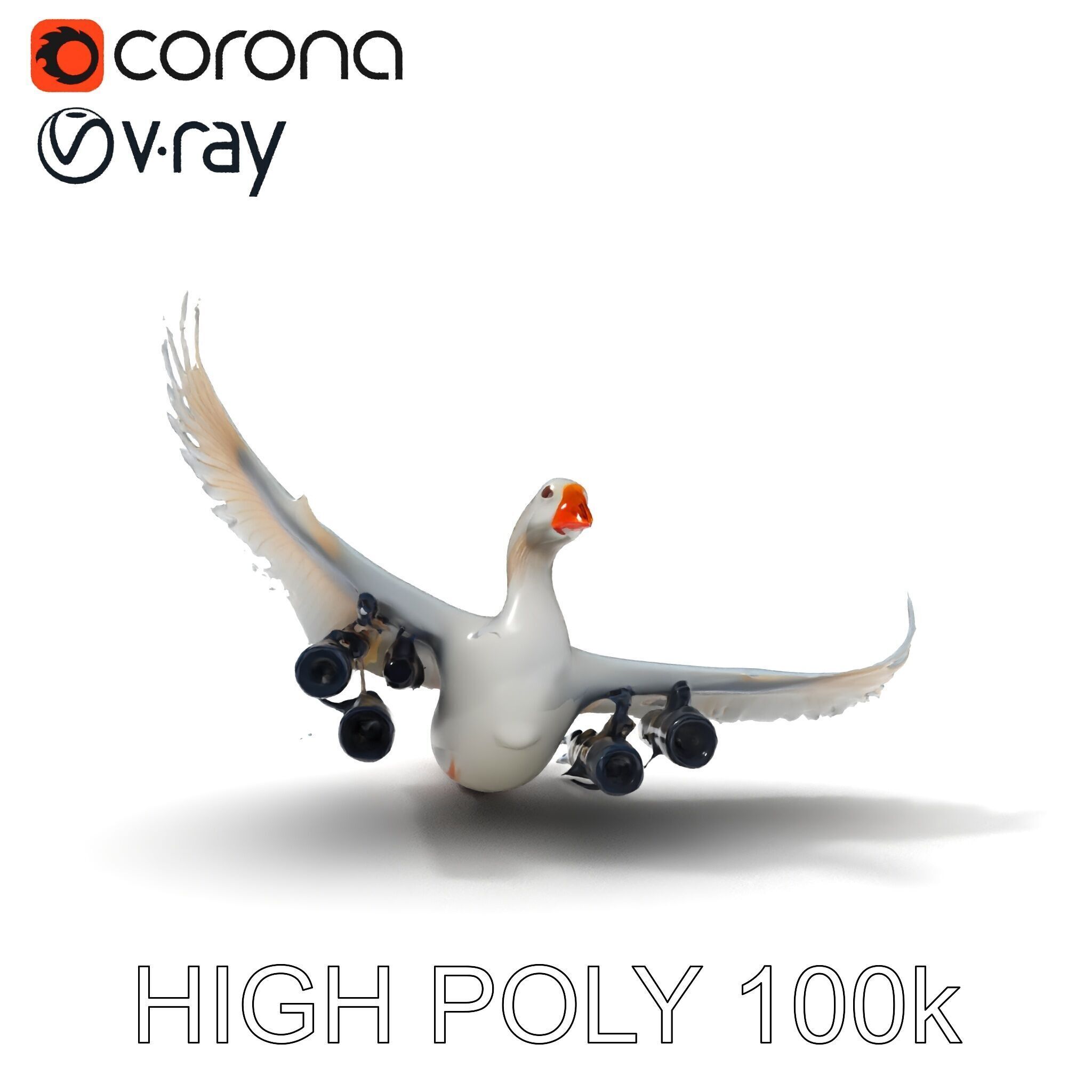 Bombombini Gusini Low-poly 3D model_31