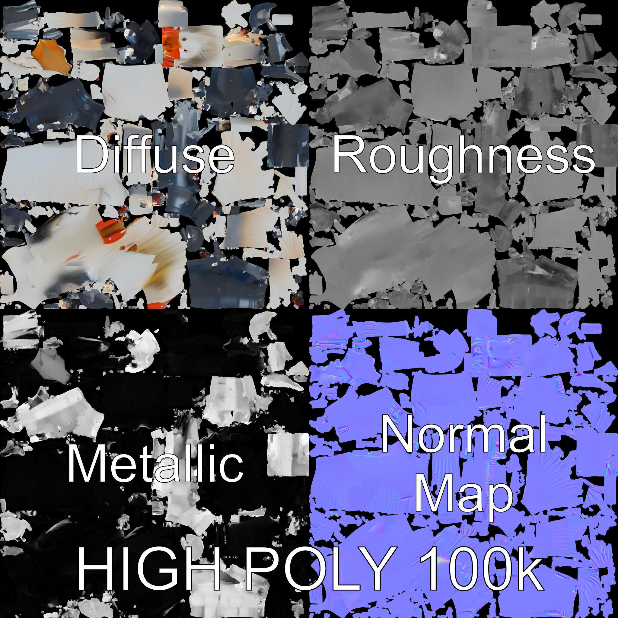 Bombombini Gusini Low-poly 3D model_2