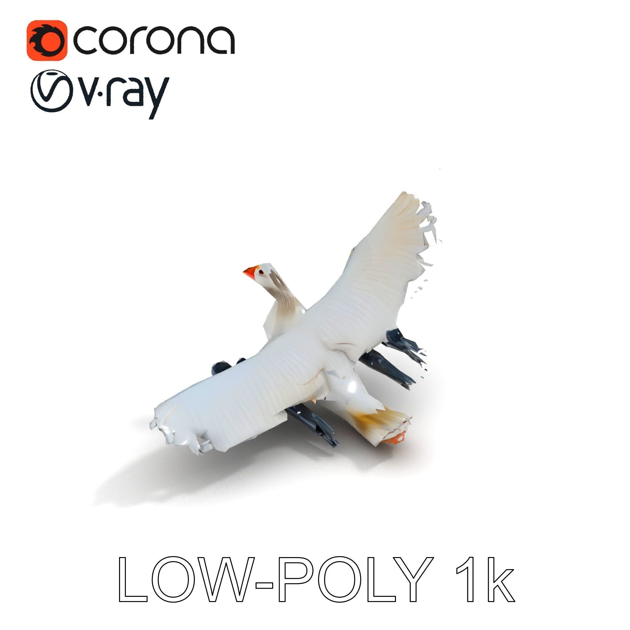 Bombombini Gusini Low-poly 3D model_33